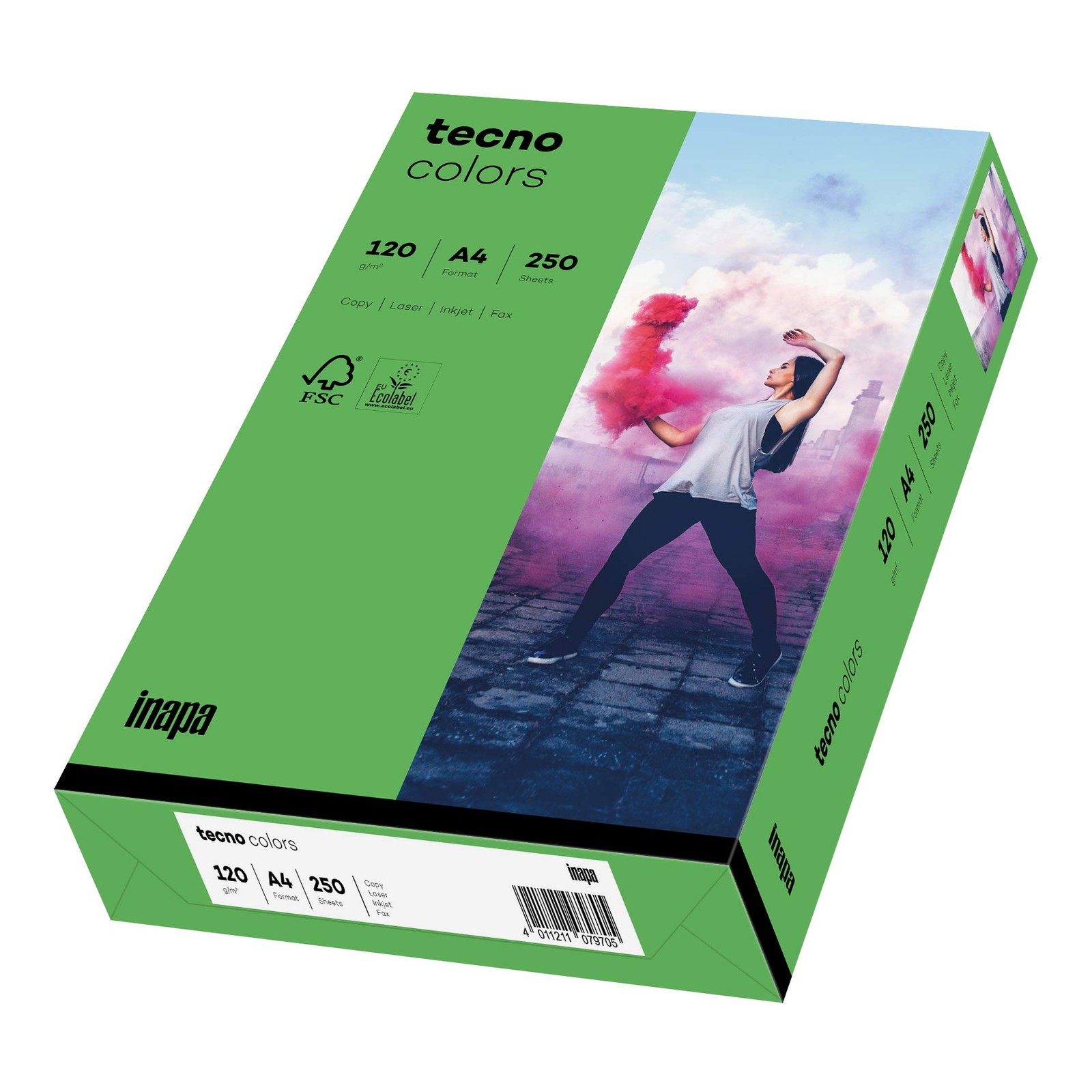 Coloured Printer Paper, Colourful Paper Tecno Colors 120gsm, A4, 250 Sheets, i…