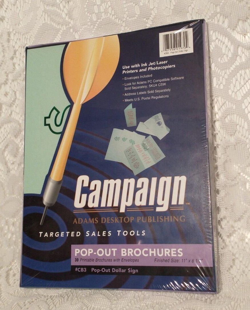 Campaign Adams Desktop Publishing Printable Brochures With Envelopes tblab1