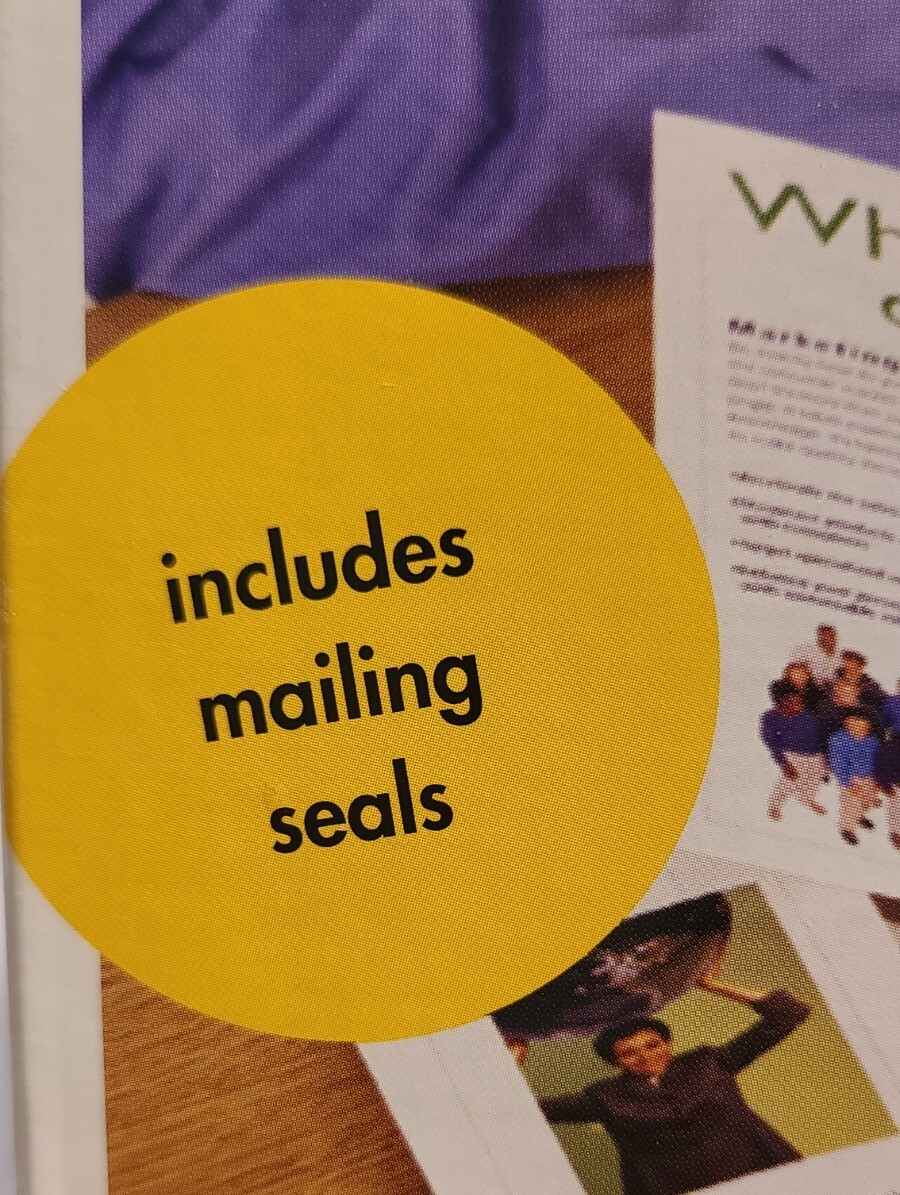 New HP Trifold Glossy Brochure Paper C7020A Inkjet Mailing Seals Lot Of 2