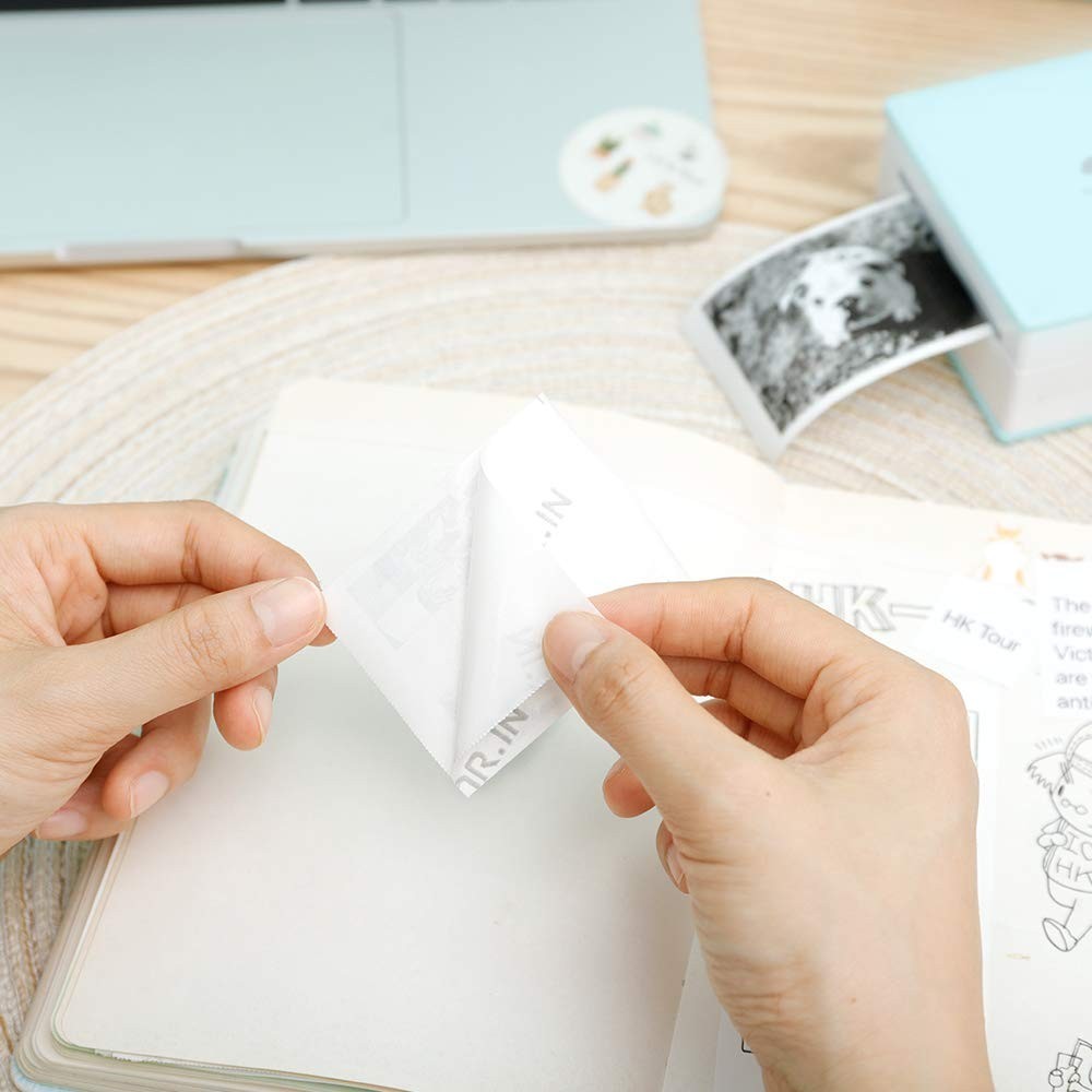 Self-Adhesive Thermal Sticker Paper, Glossy Printable Labels, 50mm x 3.5m, 3 Rol