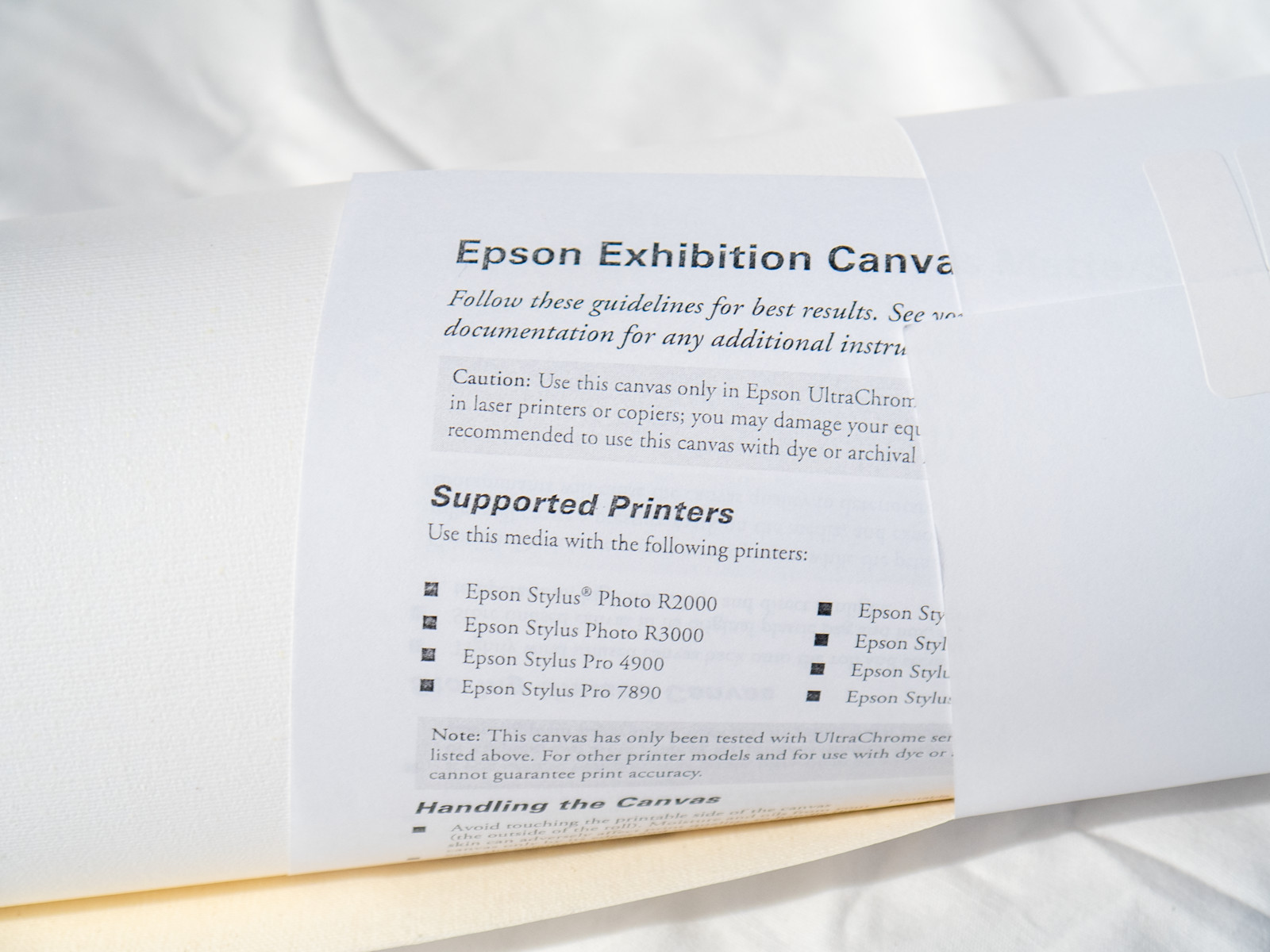 Epson Exhibition Canvas Matte, 24″ x 40 ft. Roll