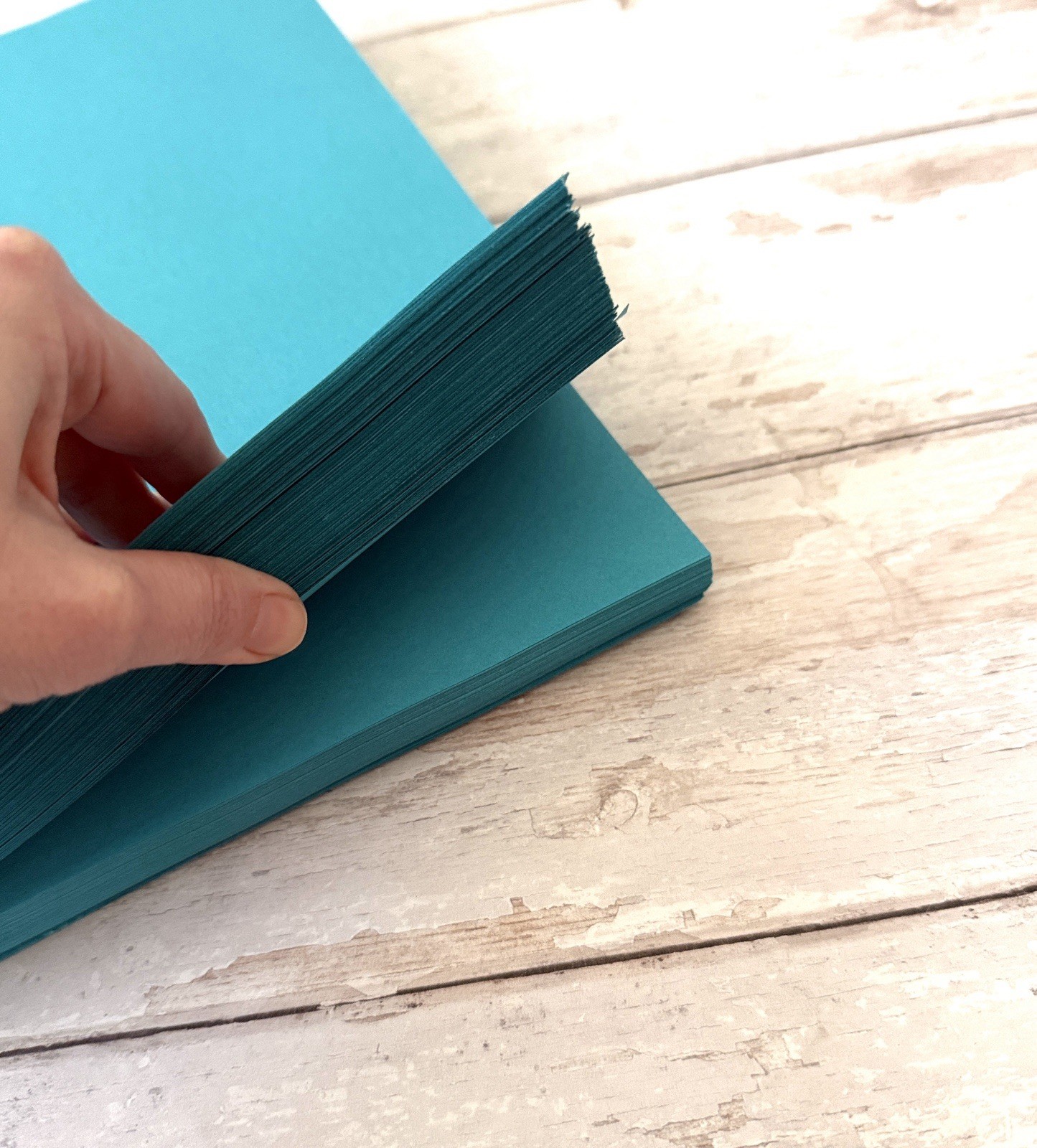 1 Ream of Printer Computer Paper Teal Blue Color 500+ Sheets Count 8.5×11