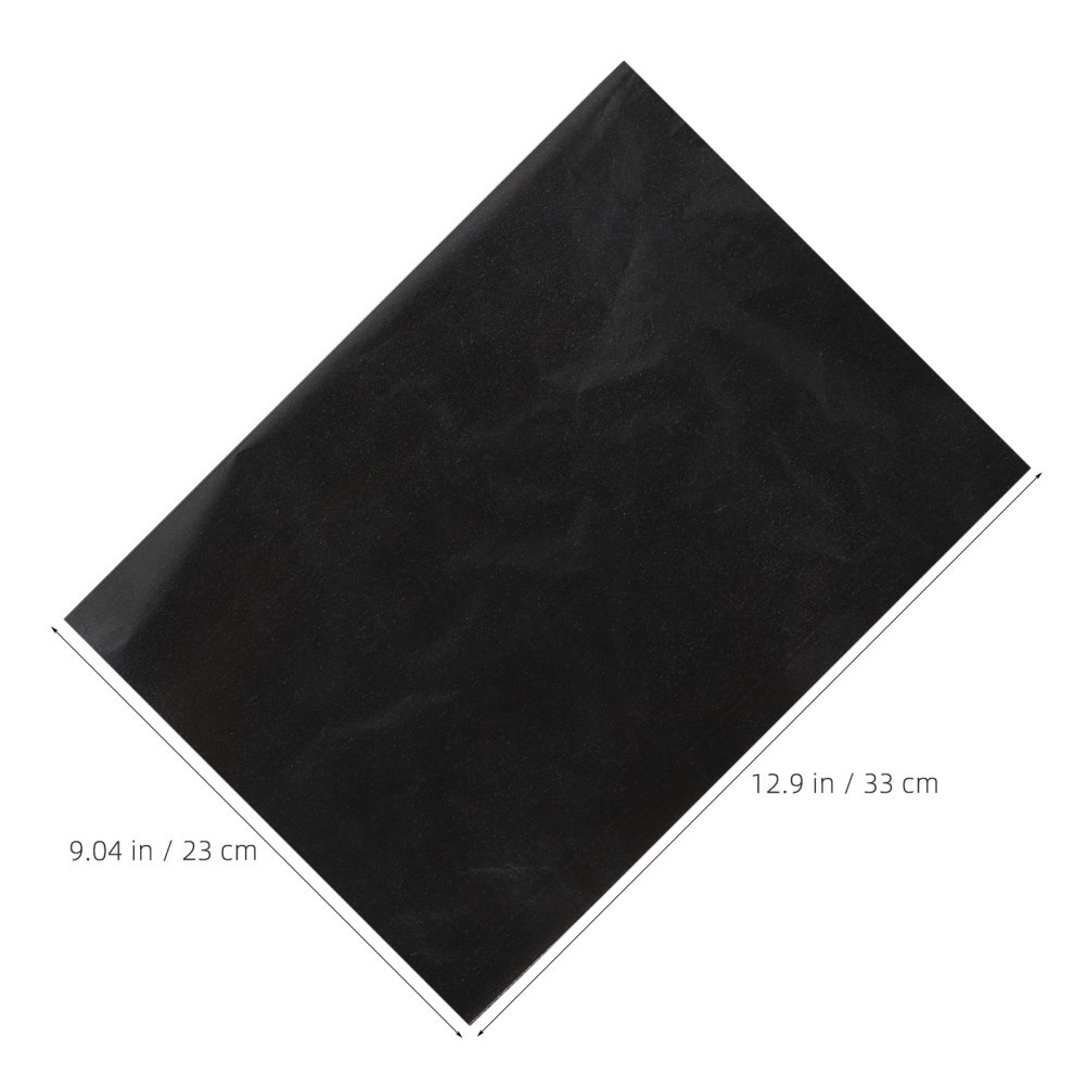 50Pcs Reusable Carbon Tracing Paper Black Artist Grade Sheets for DIY Artwork