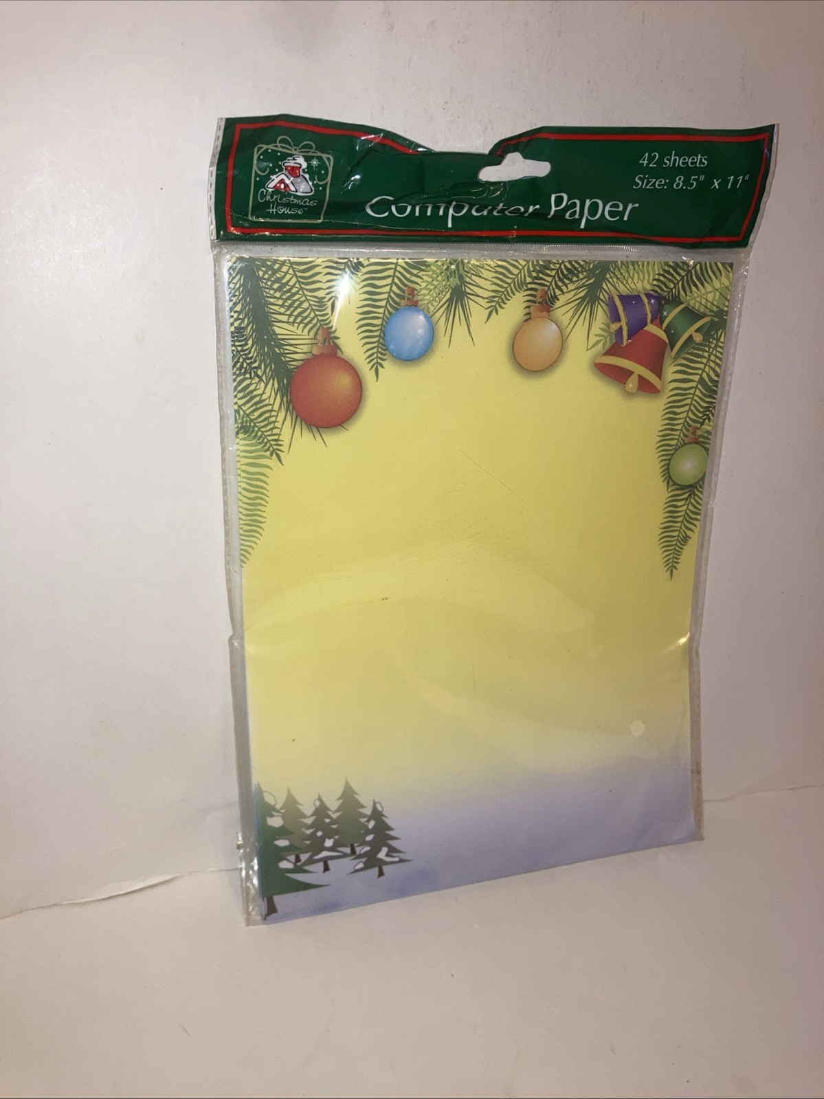 Christmas House Laser & Ink Jet Printers Forty Two Sheets Christmas Balls