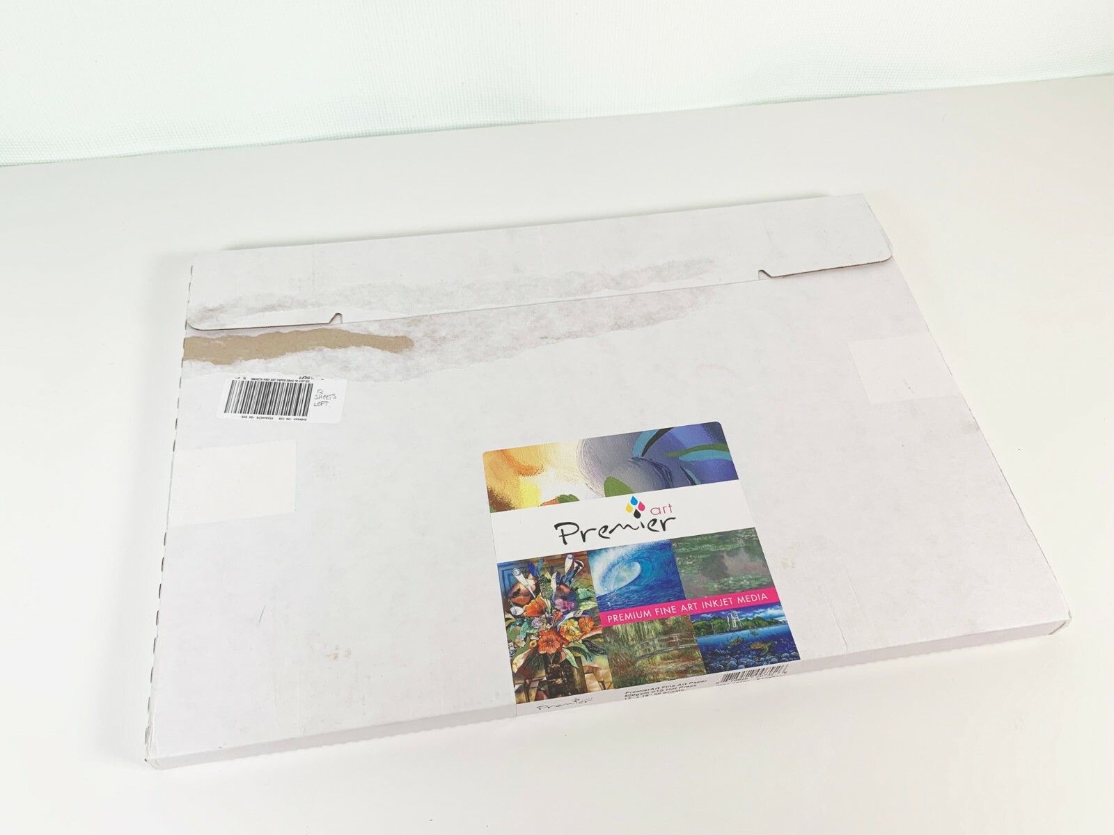 Premiere Art Fine Art Hot Press Paper Smooth White 500GSM 12 Sheets 26mll