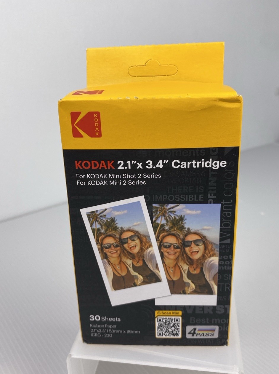 New Kodak Cartridge 2.1″ x 3.4″ 30 Sheets For Kodak Mini Shot 2 Series