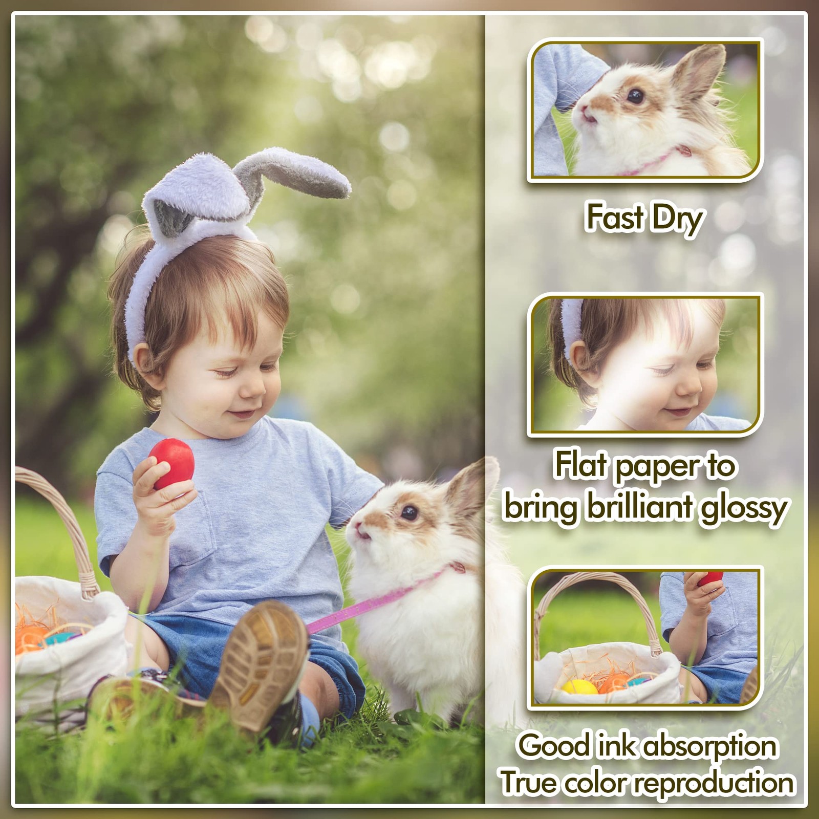 Koala Double Sided Glossy Photo Paper 8.5×11 Inch 54LB 100 PCS 200GSM
