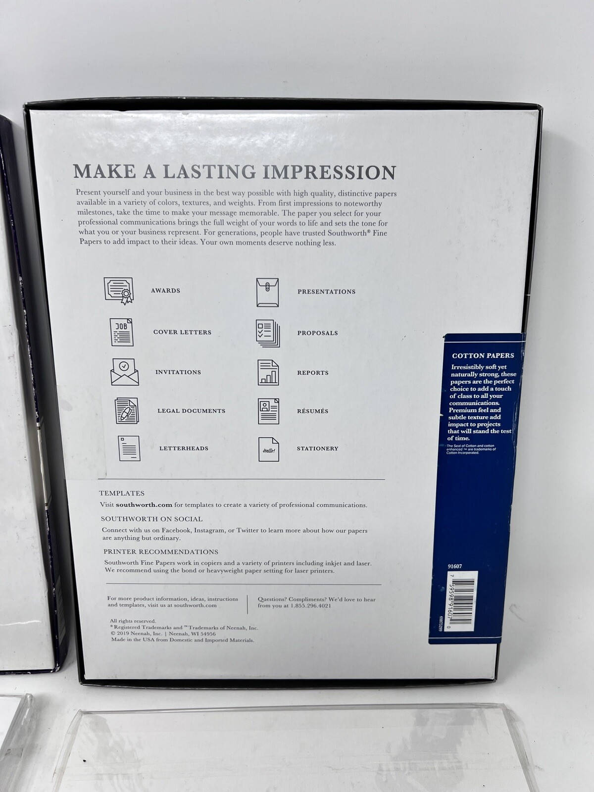 Lot Of 4 Packs Of Specialty Printer Paper Resume Fine Double Color Cover Stock
