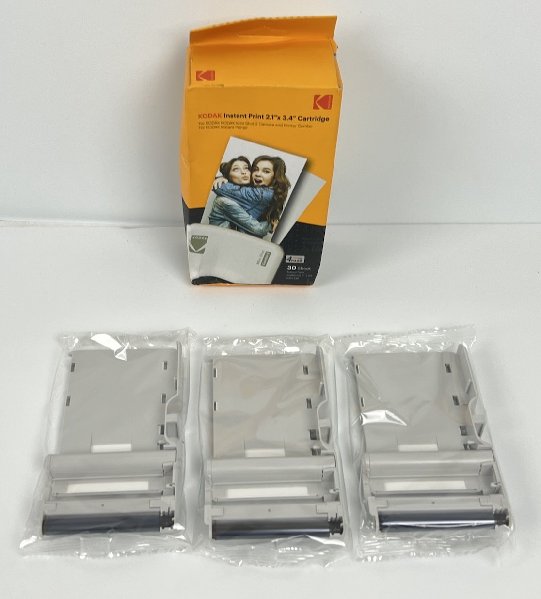 Kodak ICRG 230 Mini Shot 2 Instant Cartridge 30 Sheets 2.1×3.4 OEM NEW Open Box