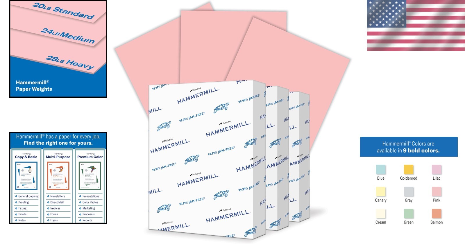 Sustainable Pink Copy Paper – Made in USA