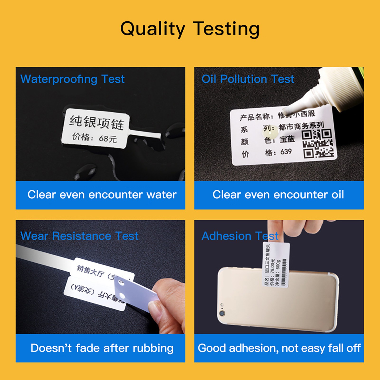 1-Niimbot White Blank Thermal Printing Paper Roll For B21 Label Printer ZVNU