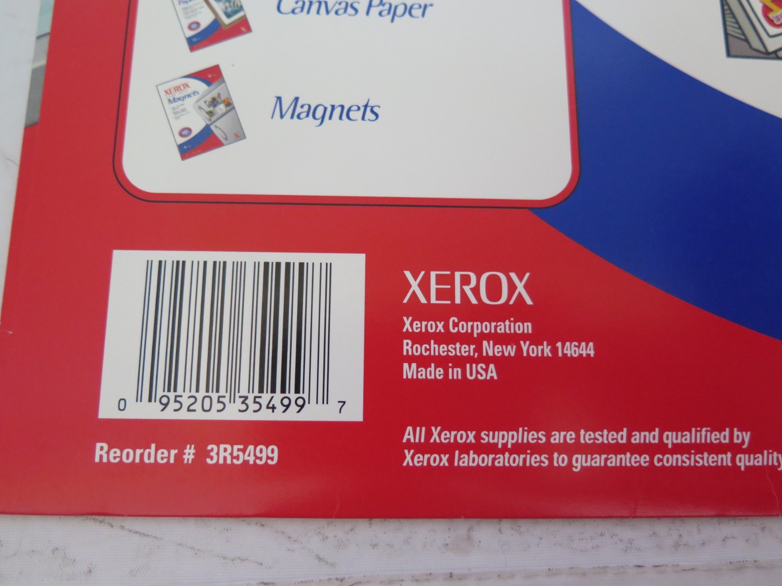 Xerox Color Inkjet 6 Sheet Window Decals – Lot of 4 – 8-1/2 x 11 -New in Package