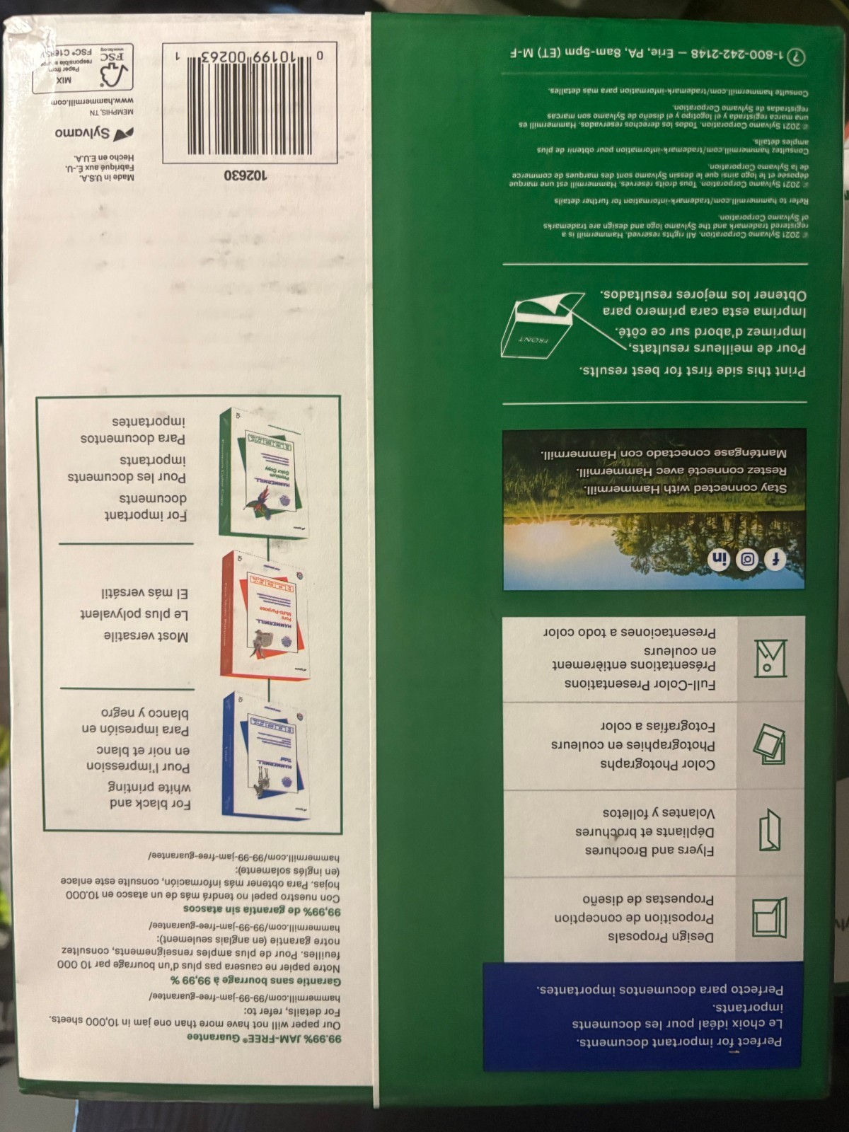 Hammermill Premium Color Copy Paper 32lb 500 Sheets Super Bright White