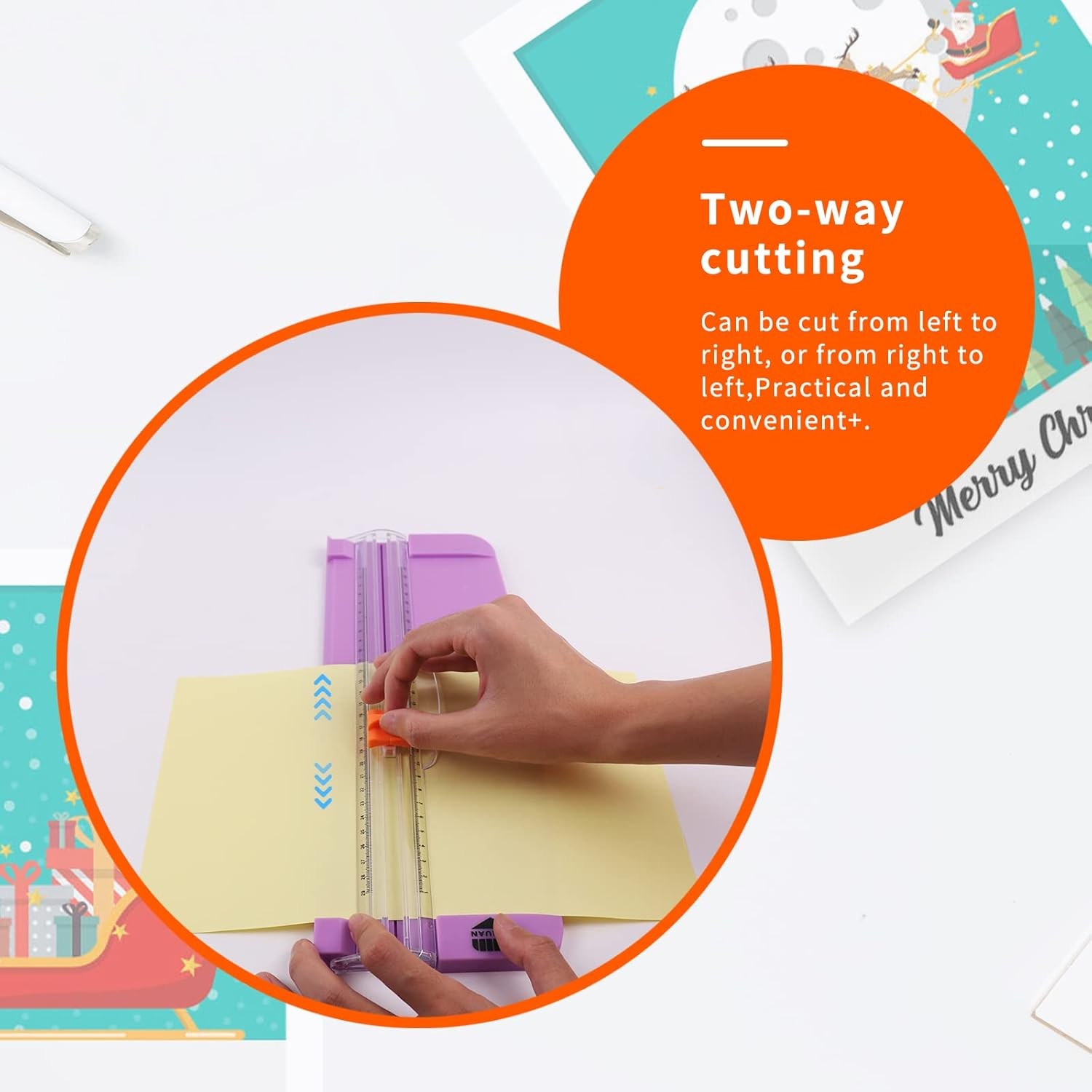 A4 Portable Precision Paper Trimmer, Craft Paper Cutter for Photos, Labels,