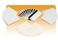 Zebra White PVC Cards 10 Mil Adhesive 10 Mil Adhesive Back 104523-010