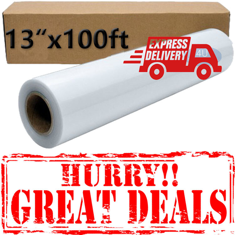 Waterproof Instant-Dry Inkjet Screen Printing Transparency Film 13″x100ft / roll