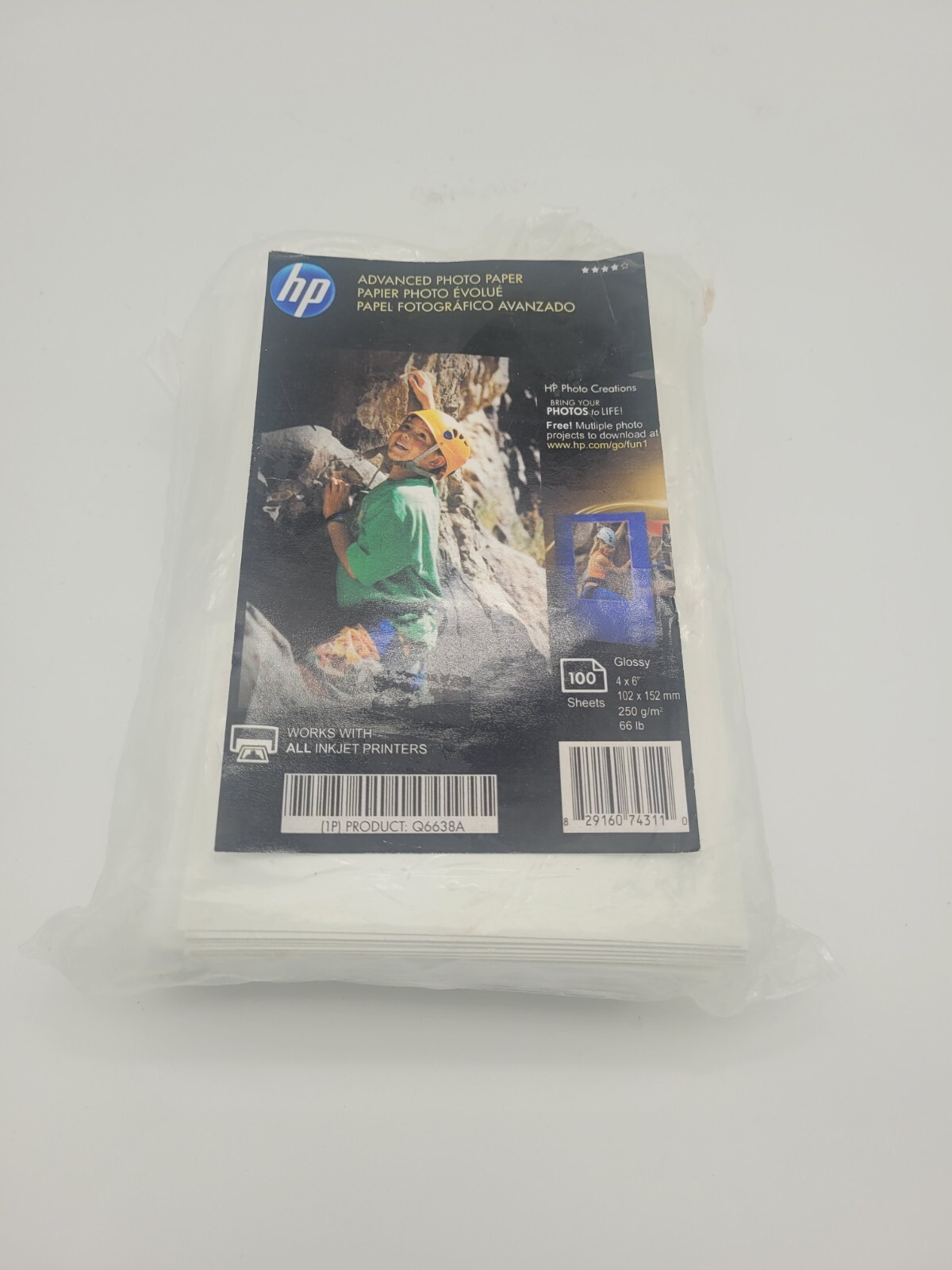Read please! Opened. HP advanced photo paper 4×6 Q6638A