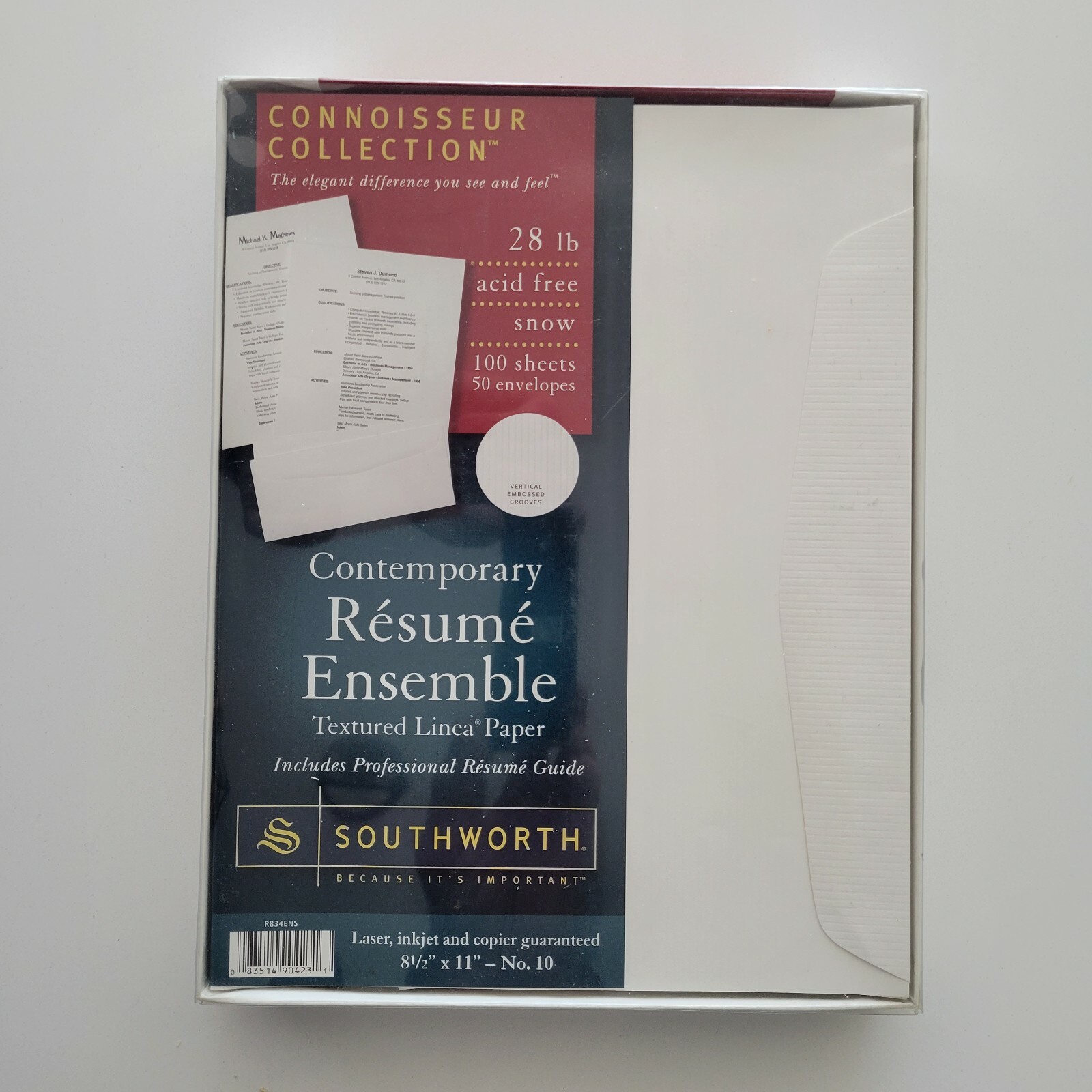 Southworth Connoisseur Collection Contemporary Resume’ Ensemble #10 NIB