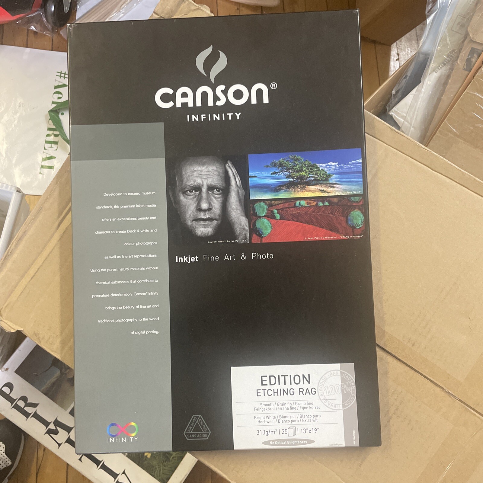 Canson Infinity Rag graphique Smooth Matte Photo Paper (13×19″), 25 Sheets