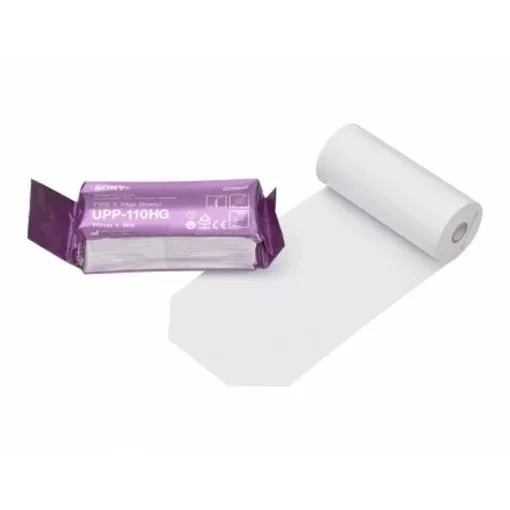 SONY UPP-110HG High Gloss Printer Paper – UPP110HG, Original Sony, Box of 10