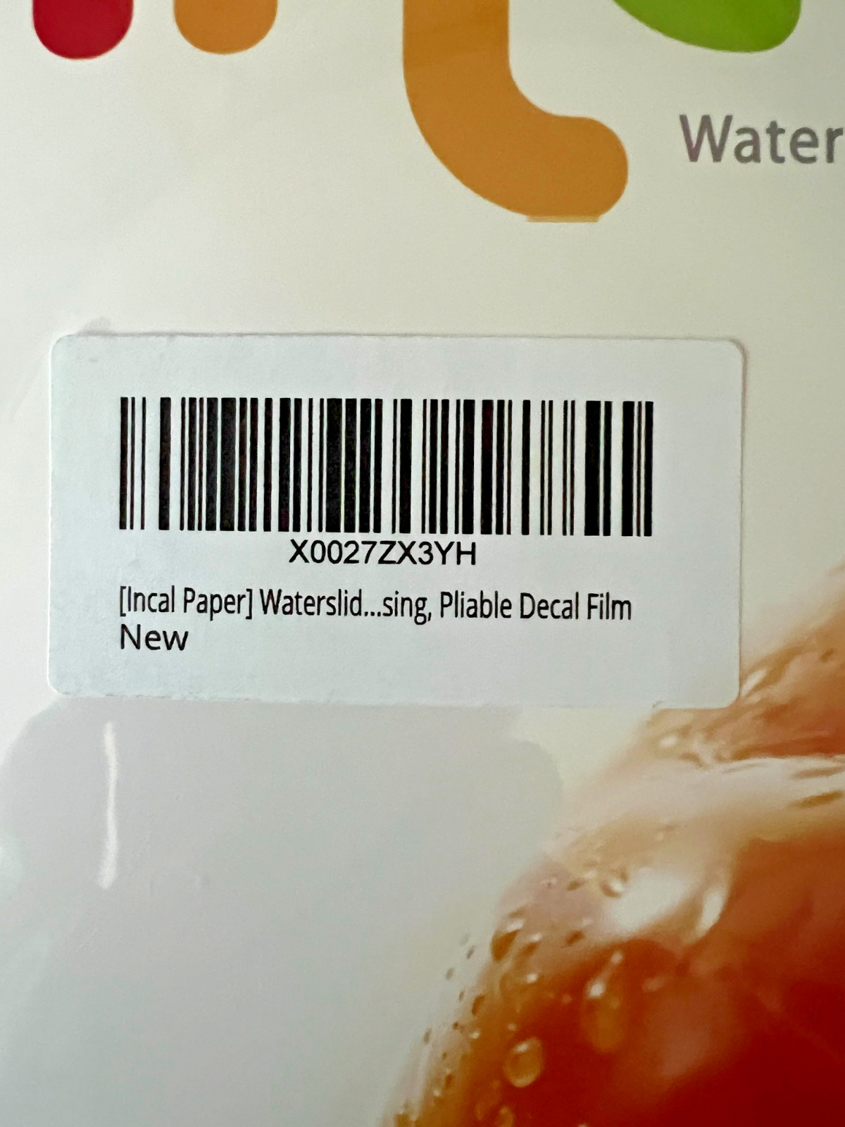 Waterslide Decal Paper LASER WHITE 20 sheets INCAL