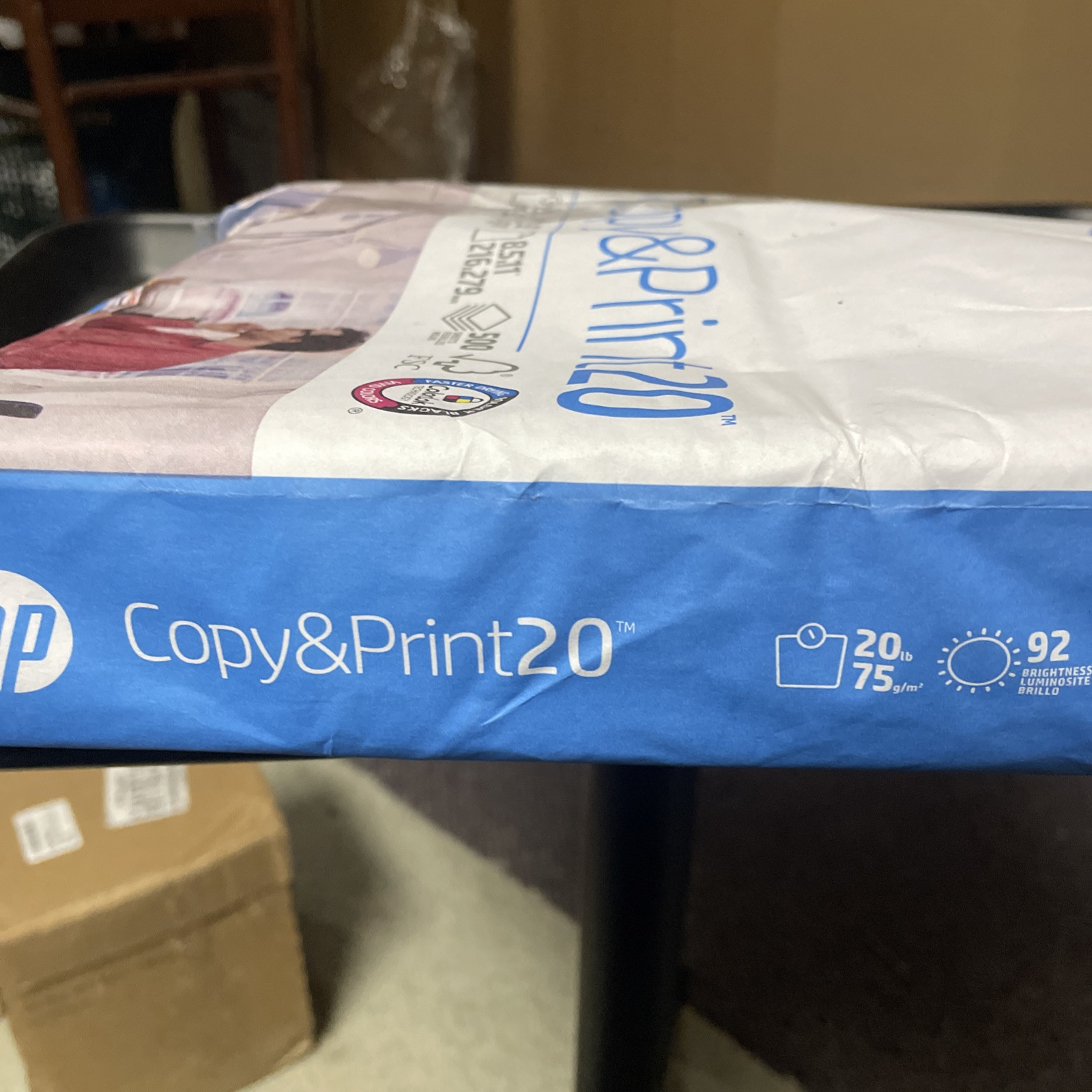 HP Office20 Printer Paper White Copy Print Letter Size 8.5″x11″ Paper-750 Sheets