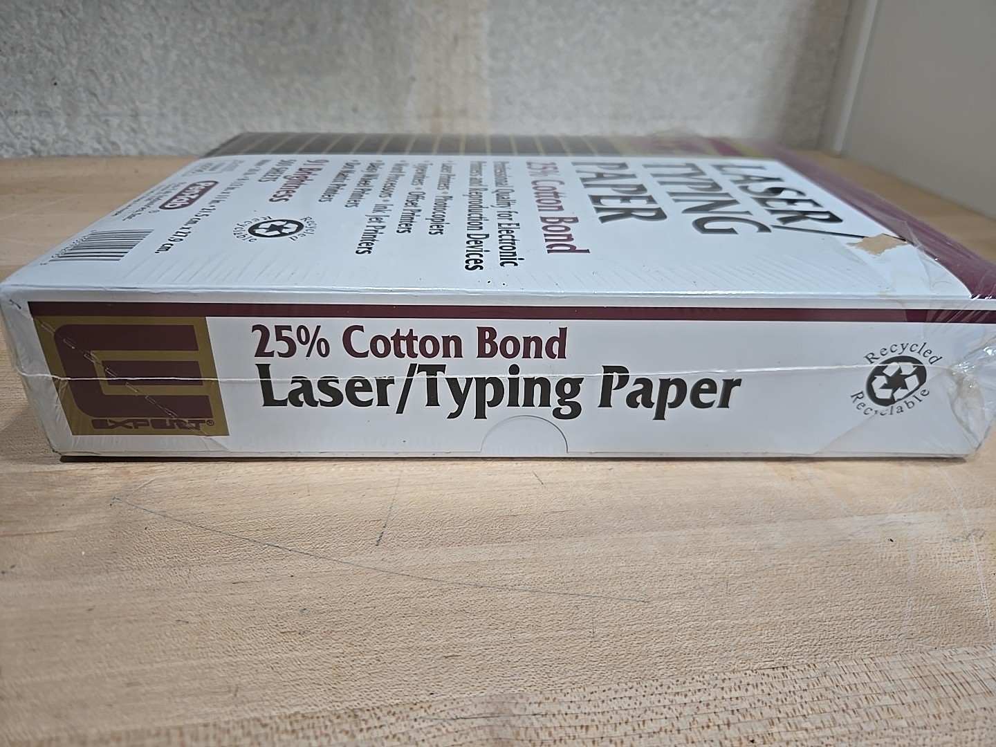 VTG Pen-Tab Expert Typing Printer Paper 500 Sheets 25% Cotton Bond Sealed Pentab