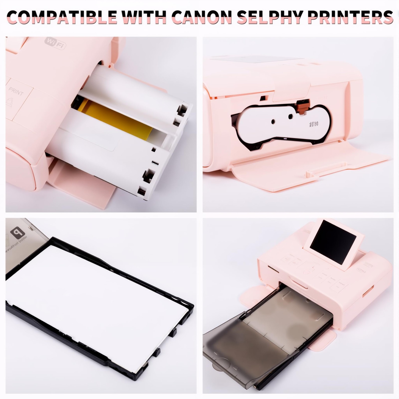 Fimax Photo Paper Compatible with Canon Selphy CP1500 CP1300 CP1200 CP910 CP100…