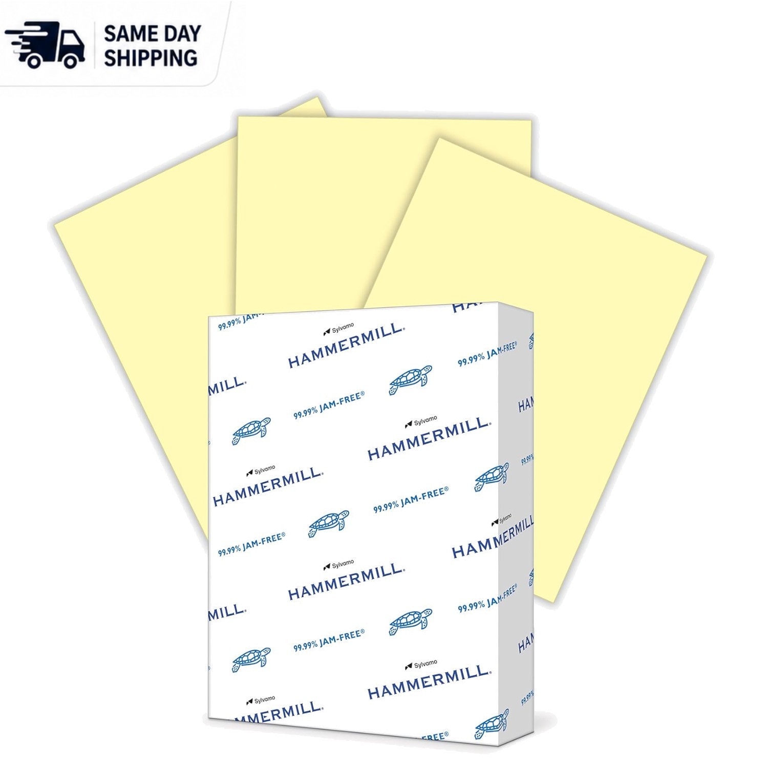 Vibrant 20 lb Smooth Canary Yellow Paper – 500 Sheets for Home & Office Printing