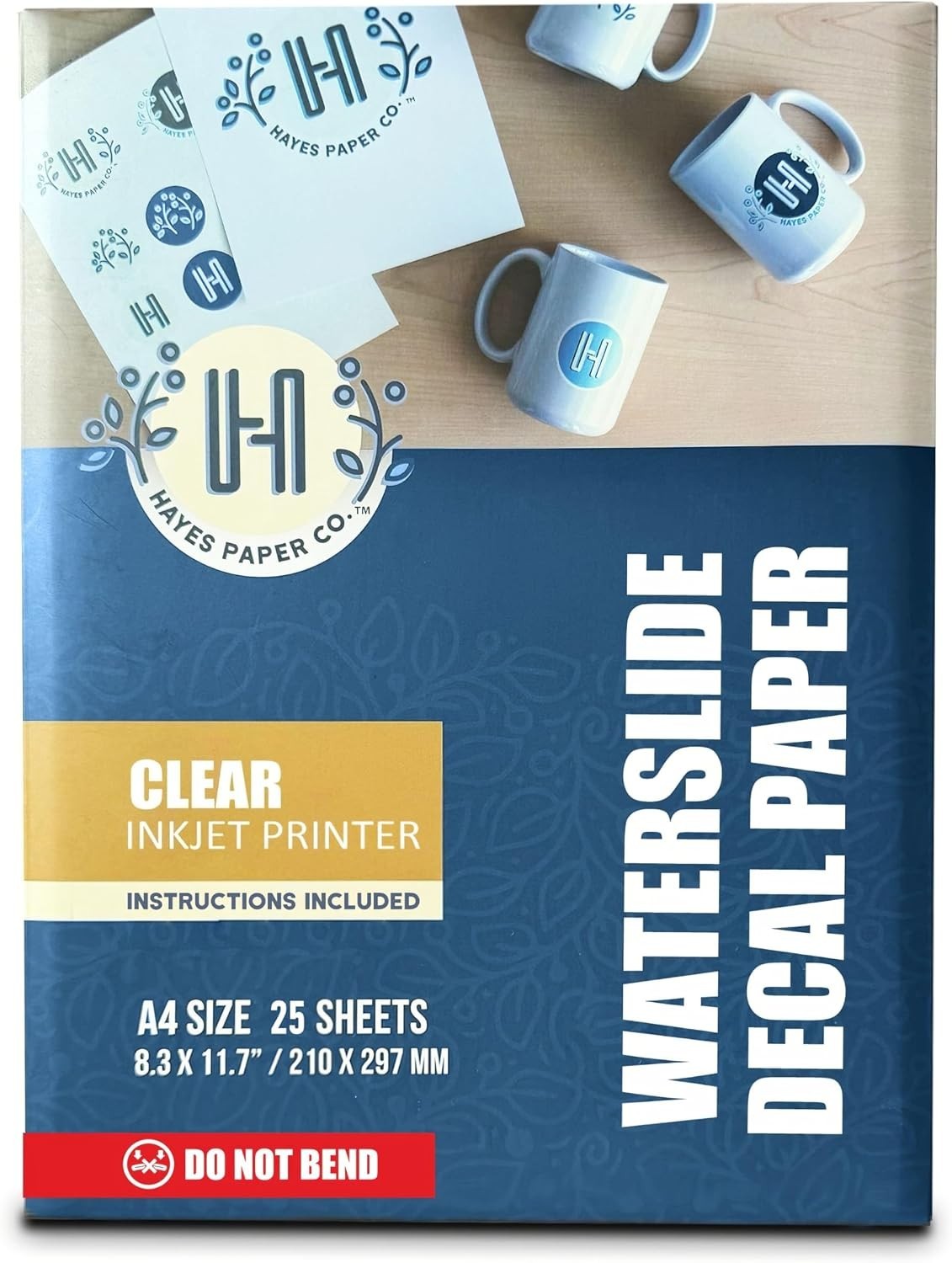 Hayes Waterslide Decal Paper for Inkjet Printers | 20+5 Free Clear A4 Sheets …