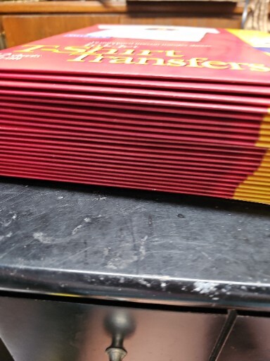 22 Avery Fabric Transfers Inkjet Printers 8 1/2 x 11 White 12 Packs 264 Pieces