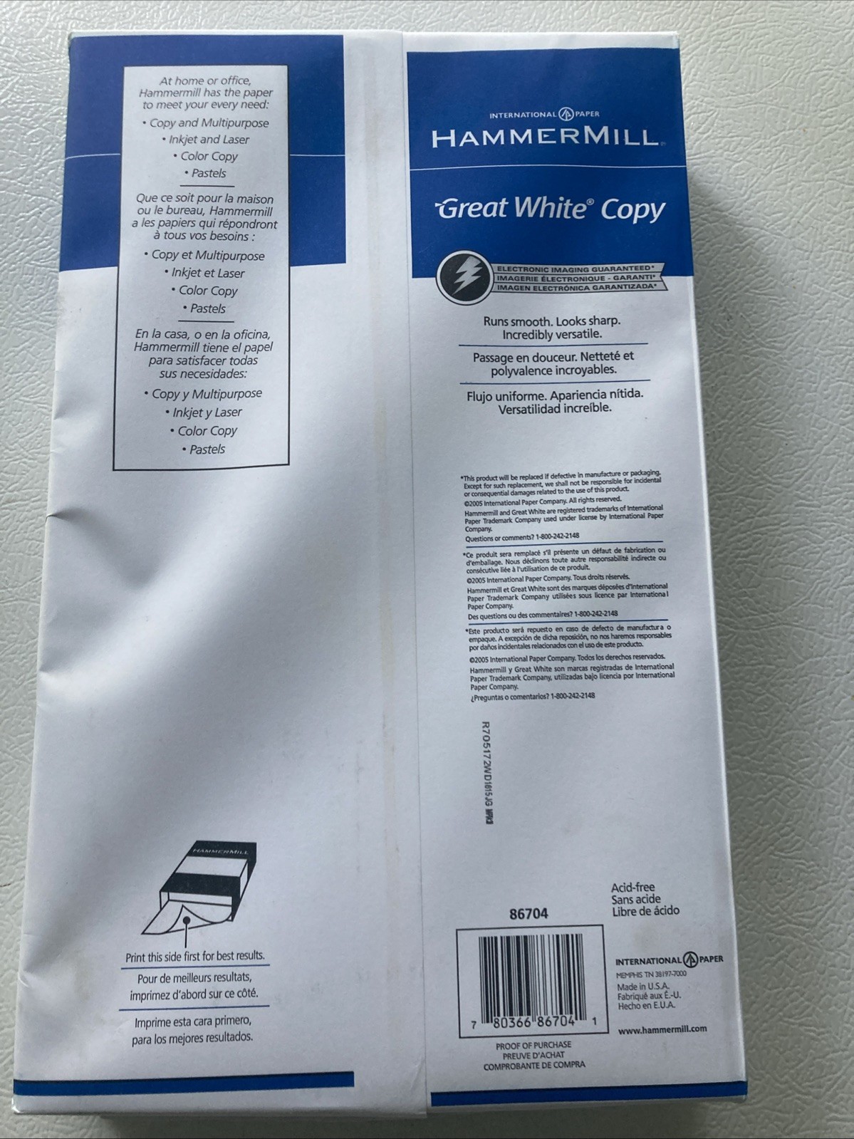 Hammermill Paper for Copy Recycled Paper 86704 Hammermill Paper for Copy 86704