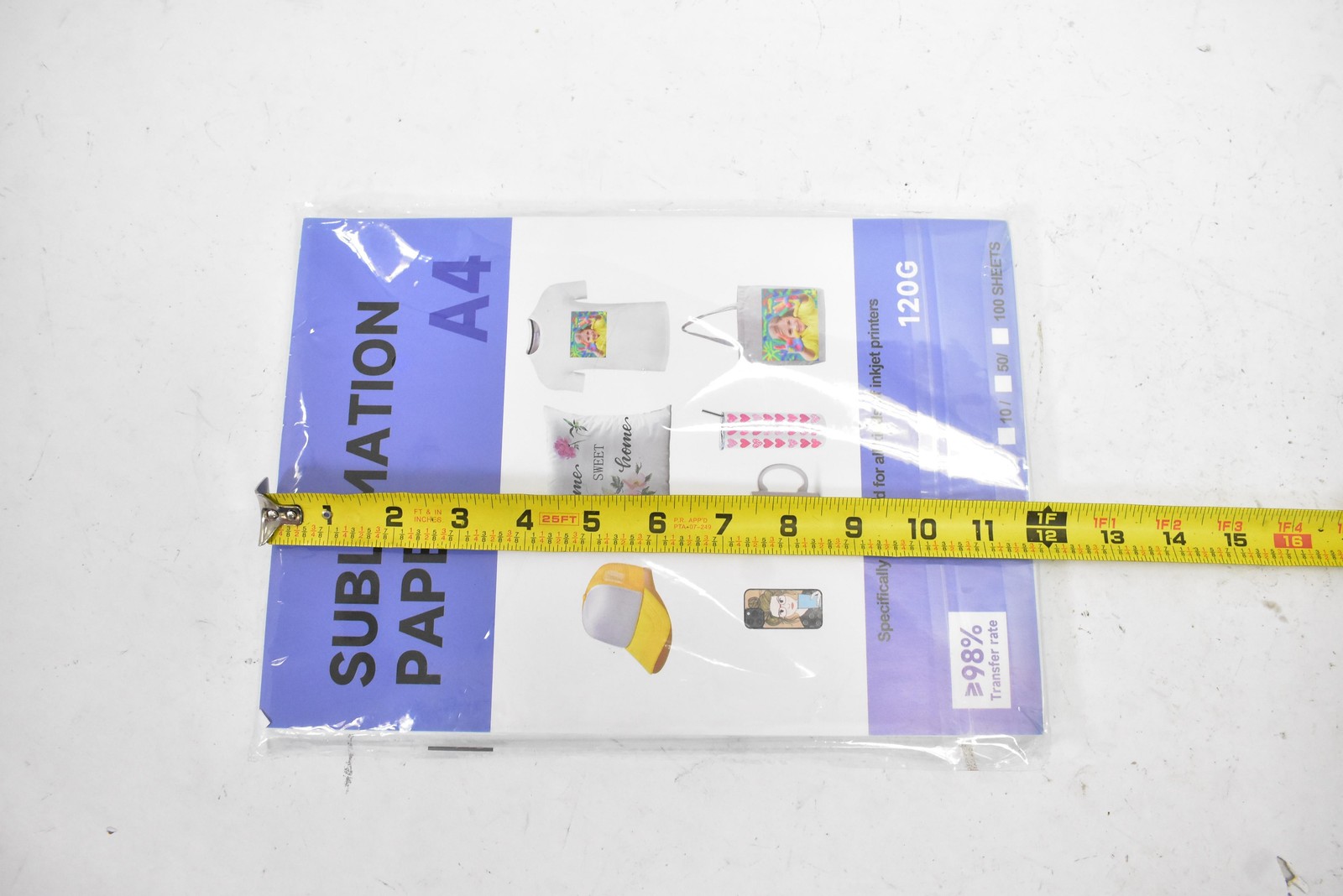 A4 Sublimation Paper 120G 100 Sheets Inkjet Transfer Paper White Packs