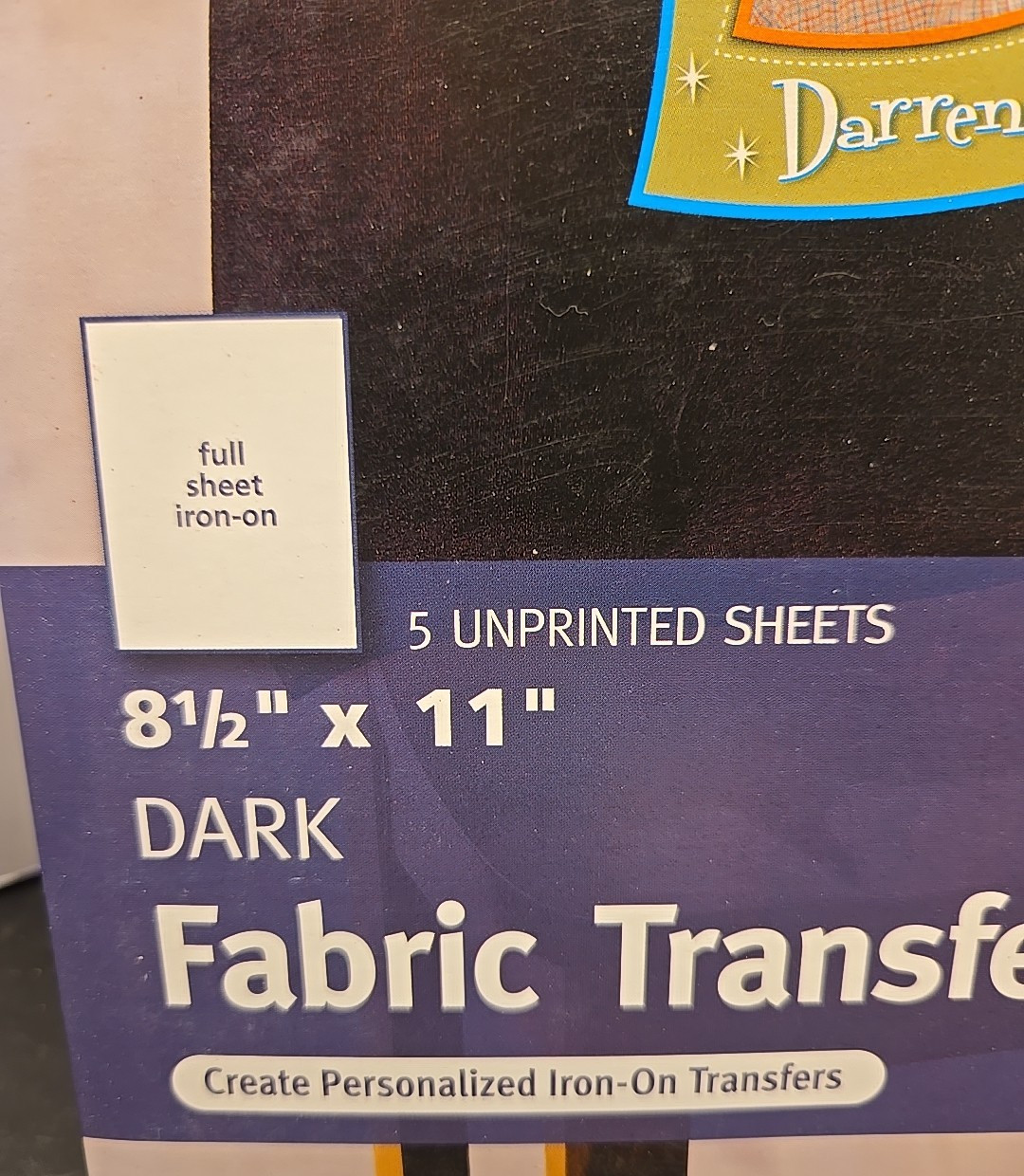 LOT OF 2 Avery 3279 CUSTOM TRANSFERS Fabric T-shirts Printable Iron-On 8.5×11