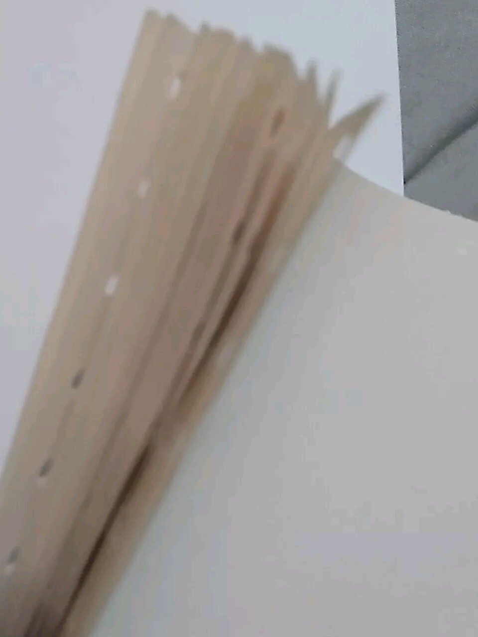 Continuous Dot Matrix Vintage Printer Paper 25 Sheets 8.5 x 11 1980s