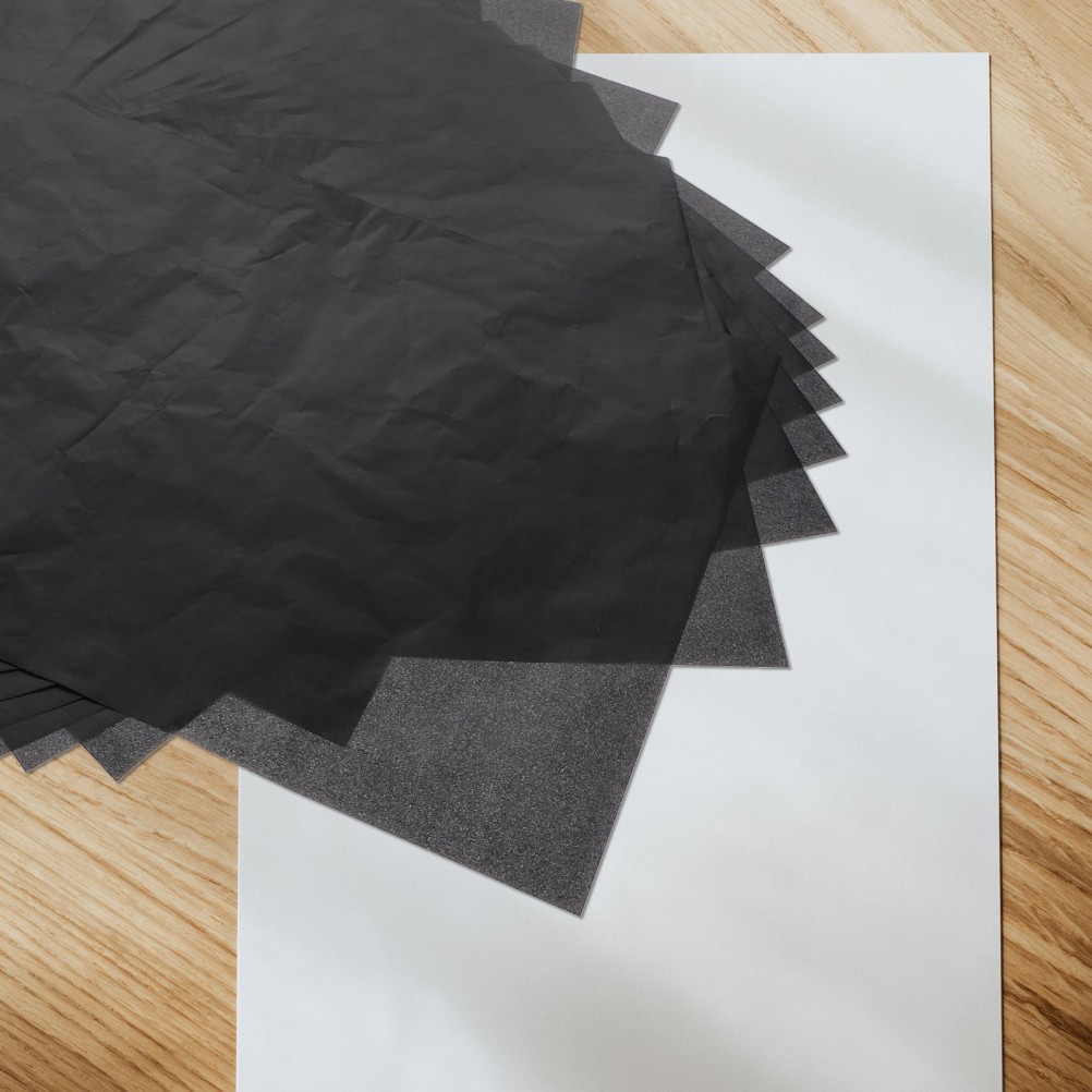 Black Carbon Transfer Paper 25Sheets Durable Tracing Paper for Art and Office