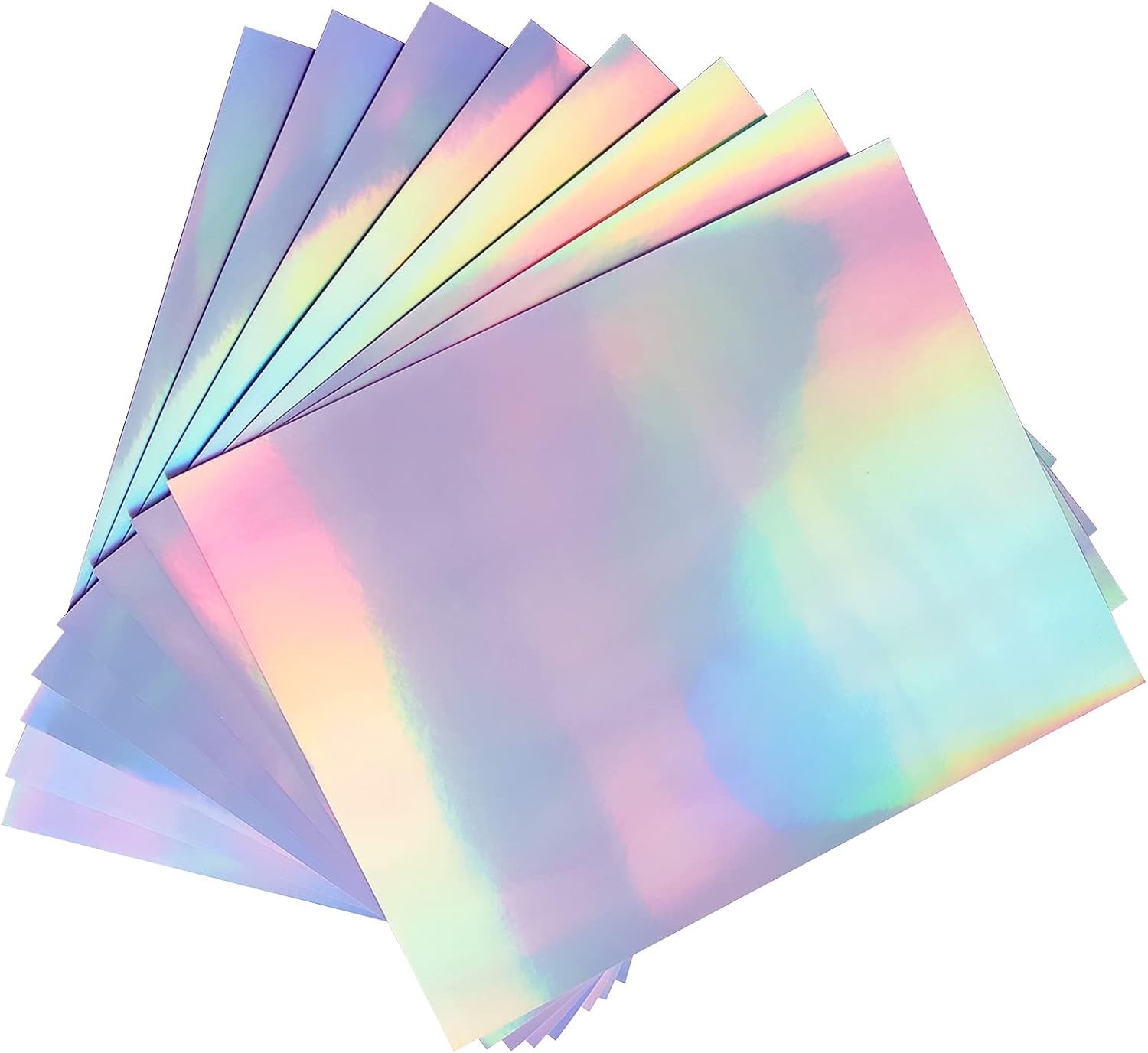 Holographic Sticker Paper for Inkjet & Laser Printer, 20 Sheets Printable Vin…