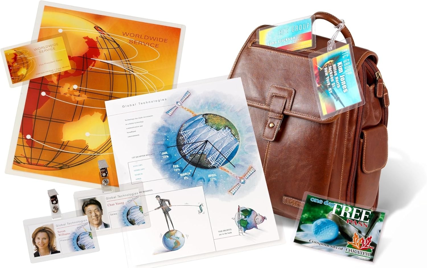 Self-Sealing Laminating Pouches, Gloss Finish, Photo Size 4 x 6 Inches, 5/Pack