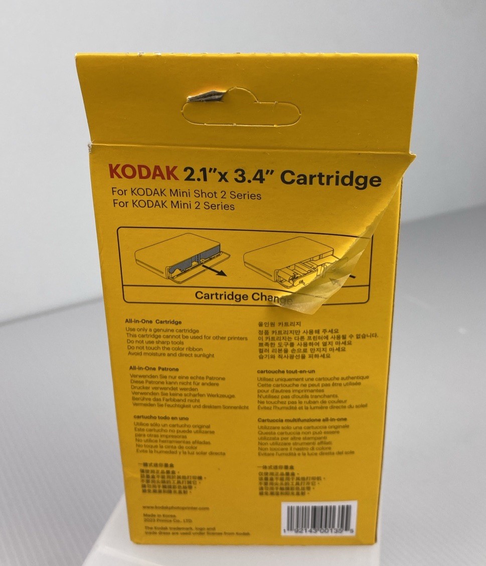 New Kodak Cartridge 2.1″ x 3.4″ 30 Sheets For Kodak Mini Shot 2 Series