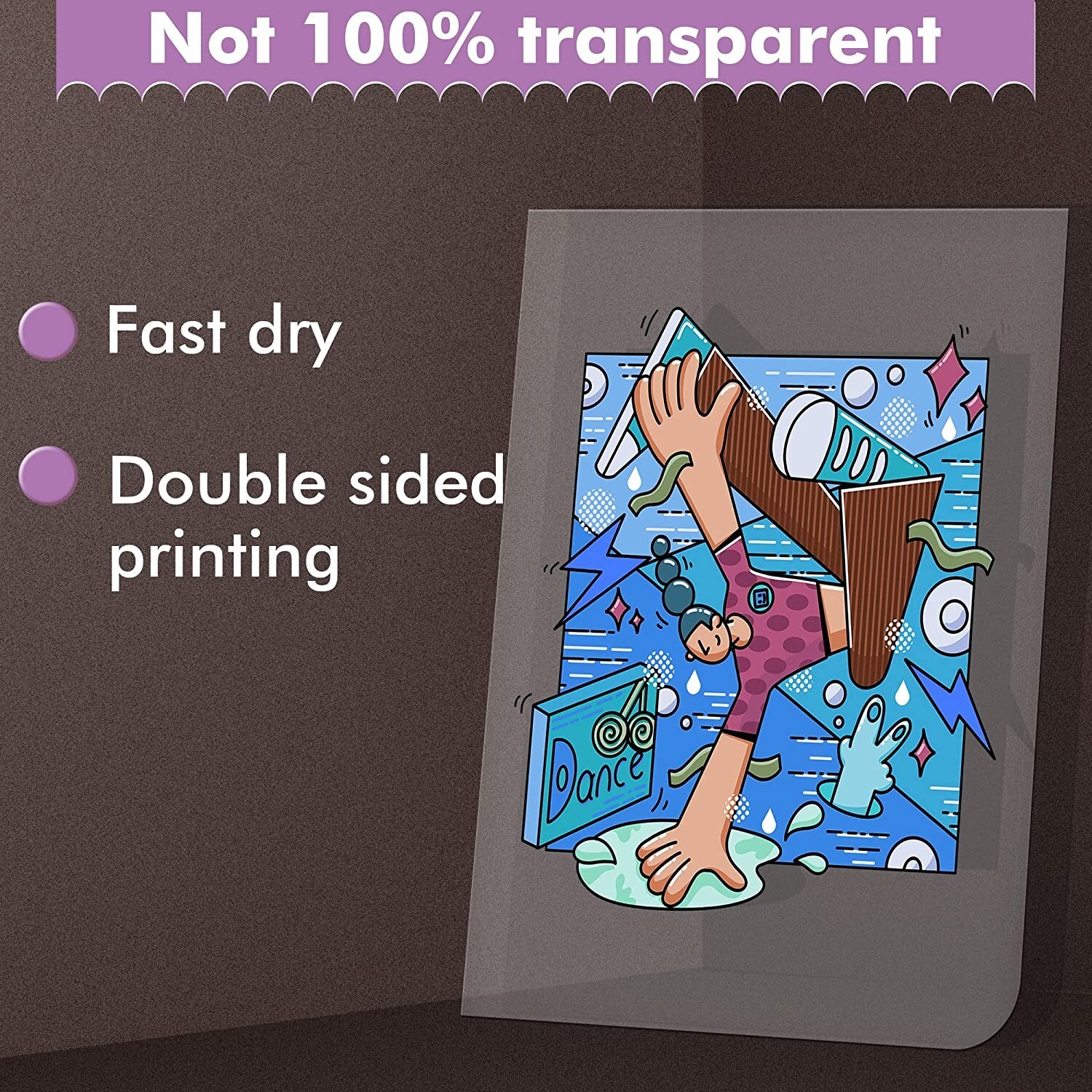 Koala Transparency Film 8.5×11 200 Sheets Clear Film for Laser Printer + Copier