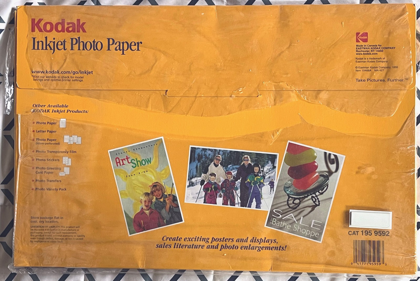 KODAK Open Box CAT 195 9592 Inkjet Photo Paper 19 Sheets 11×17 Heavyweight 117lb