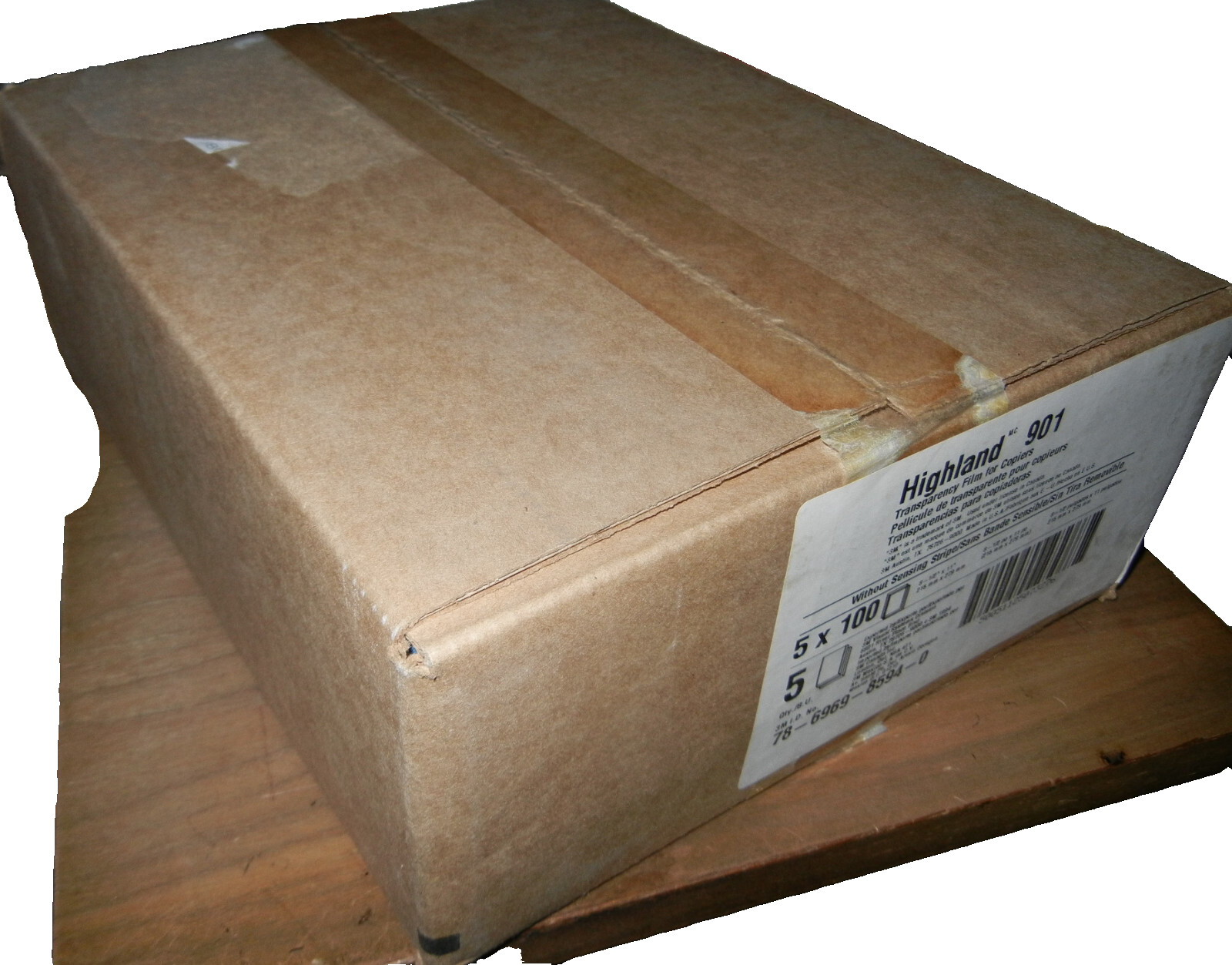 5 Lot HIGHLAND 901 Transparency Film For Copiers – 100 Sheets per box NEW!