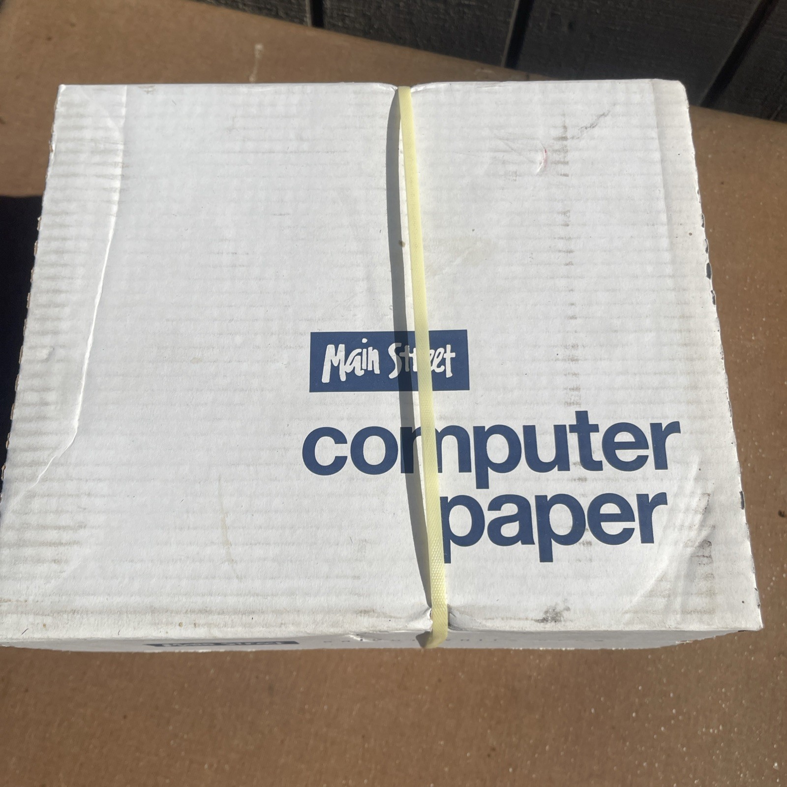 Main Street Dot Matrix Computer Paper 9.5 X11” 2500 Sheets Sealed Box