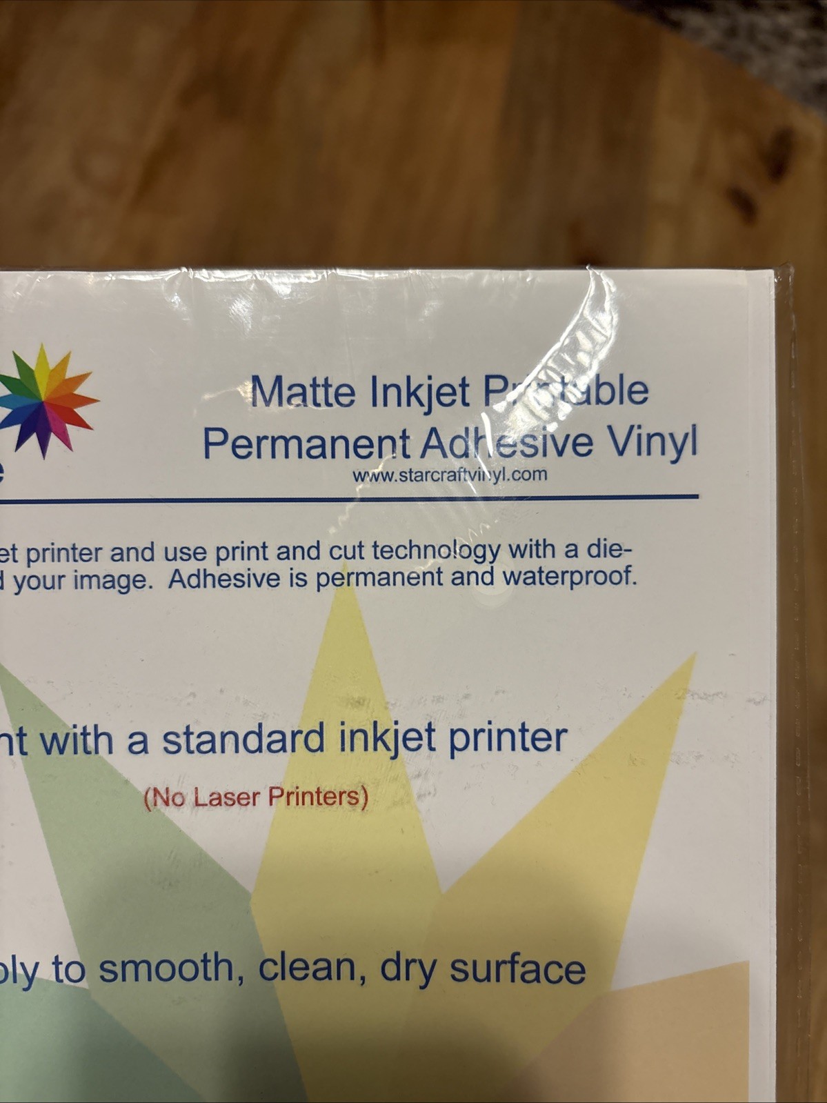 StarCraft Matte Inkjet Printable Adhesive Vinyl Sticker Paper Lot