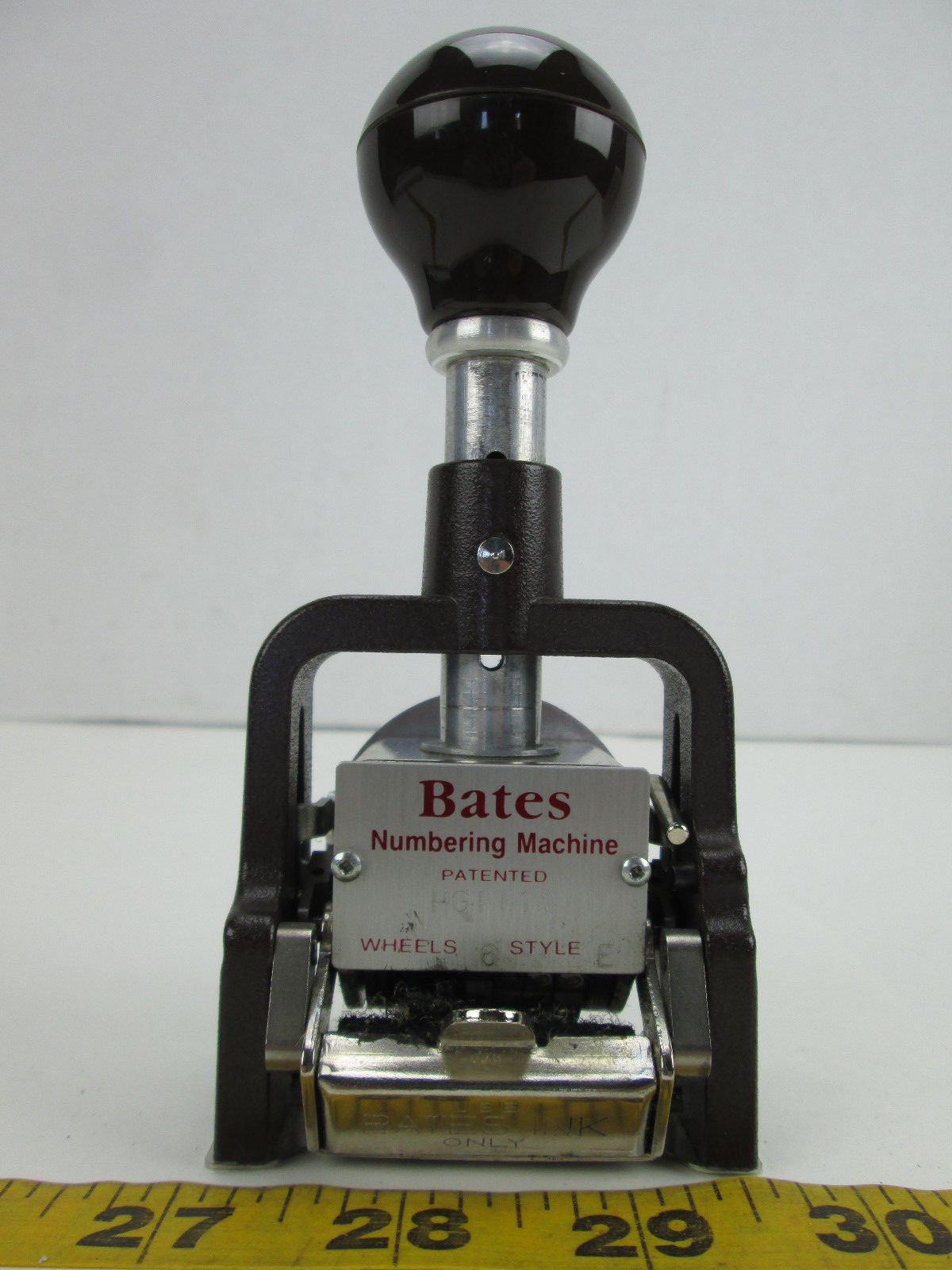 Bates Numbering Machine 6 Wheels Style E Multiple Movement Dup Con Tri Repeat T