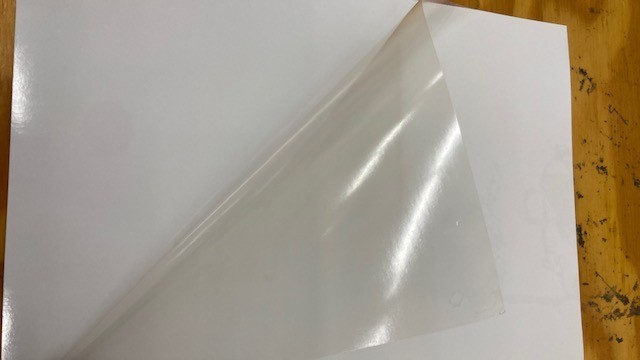 8.5×11″ 20 Clear Printable Vinyl-glossy Sticker A4 Waterproof for Inkjet Printer