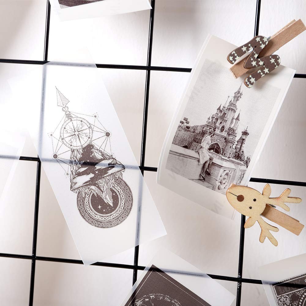 Transparent Sticker Paper for Mini Printers – 3 Rolls for Notes, Photos & Lists