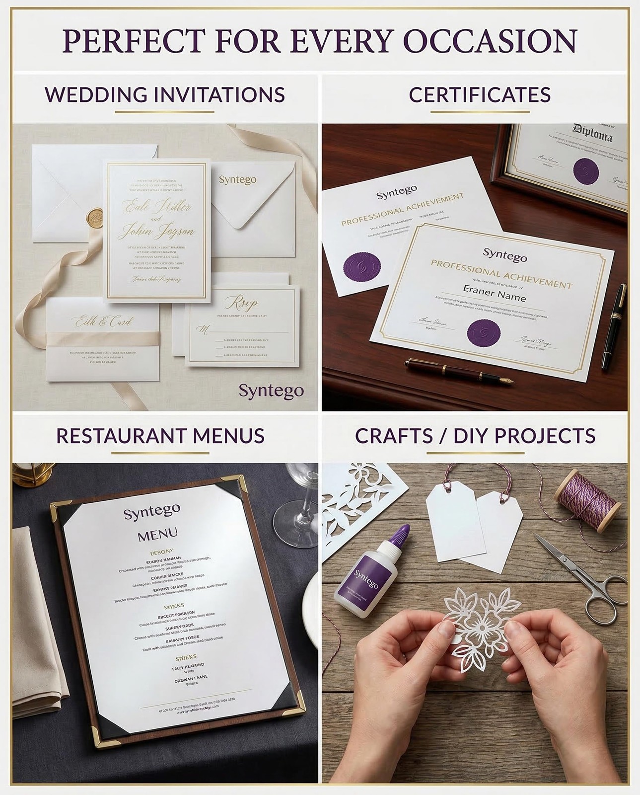 Frost Double Sided Paper with Pearl Gloss, Suitable for Inkjet and…