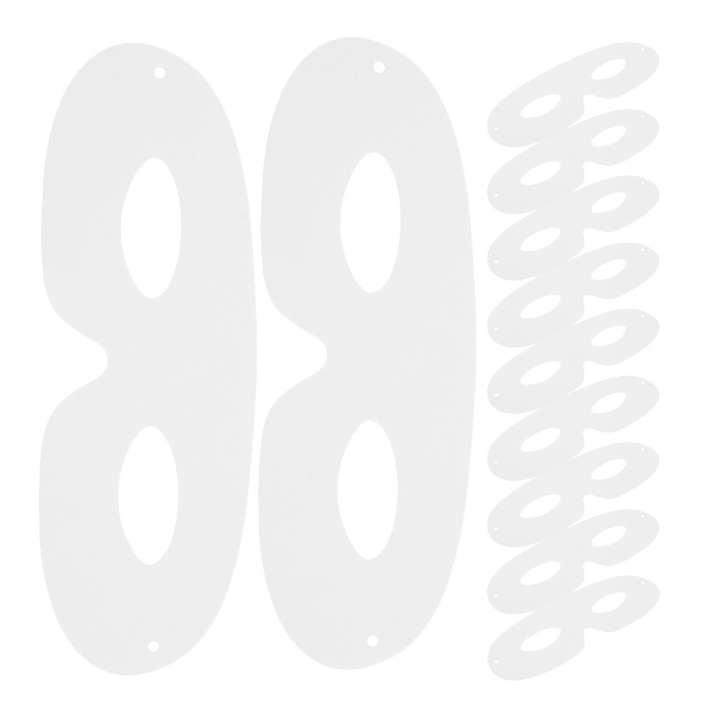 40Pcs Durable DIY White Paper Masks Party Blank for Handpainted Masquerade Use
