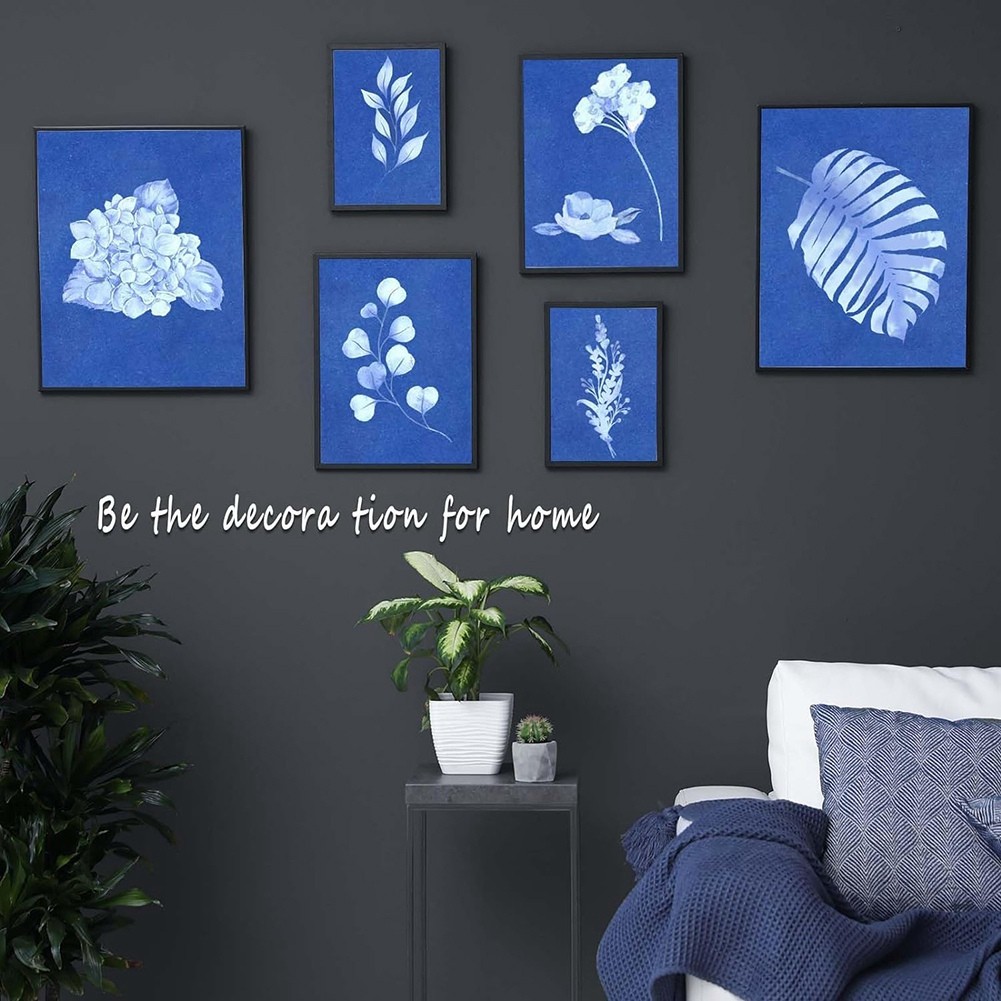 60 Sheets Cyanotype Sun Print Art Kit High Sensitive Sun Nature-Sun5103